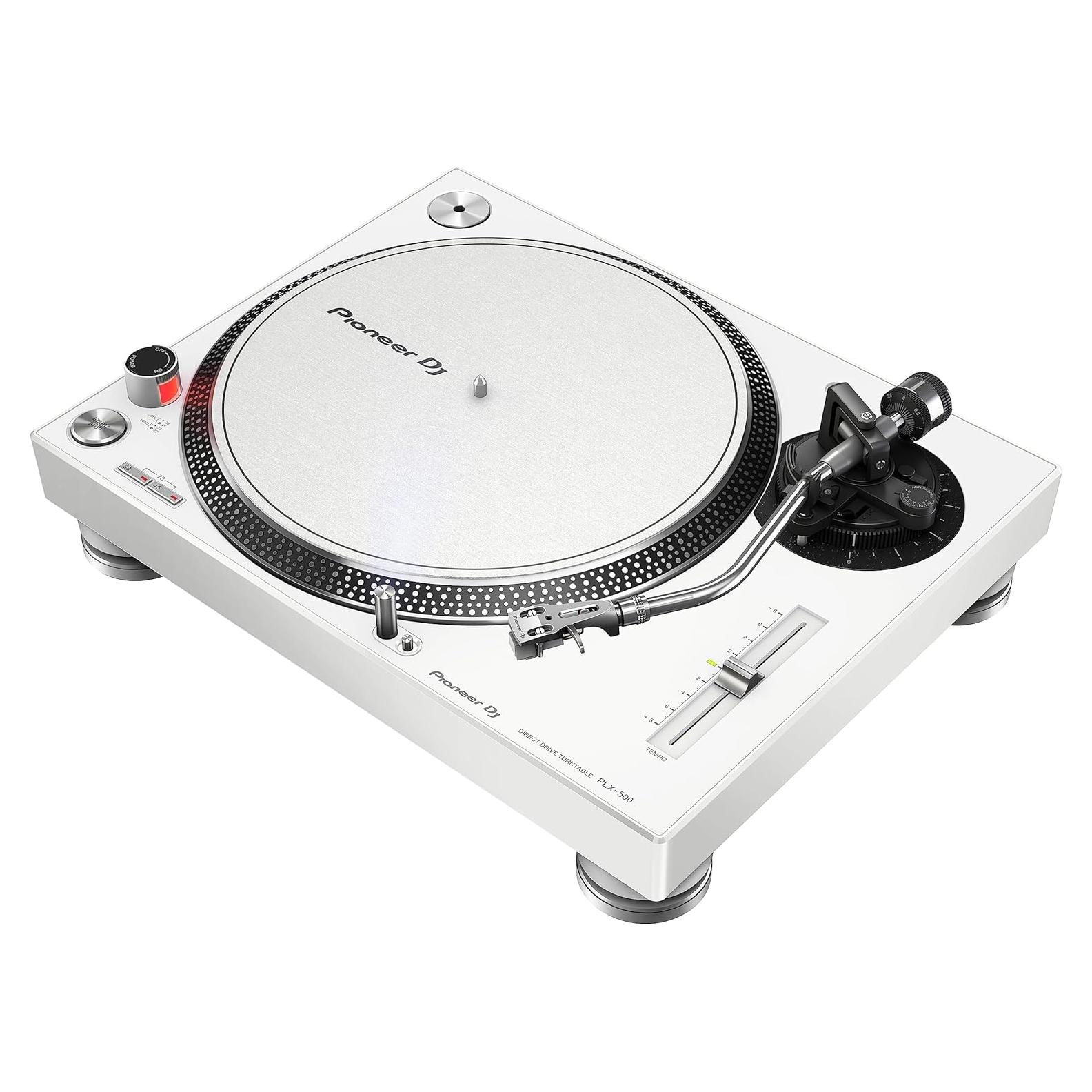 Tornamesa de Tracción Directa Pioneer DJ PLX-500 Blanca