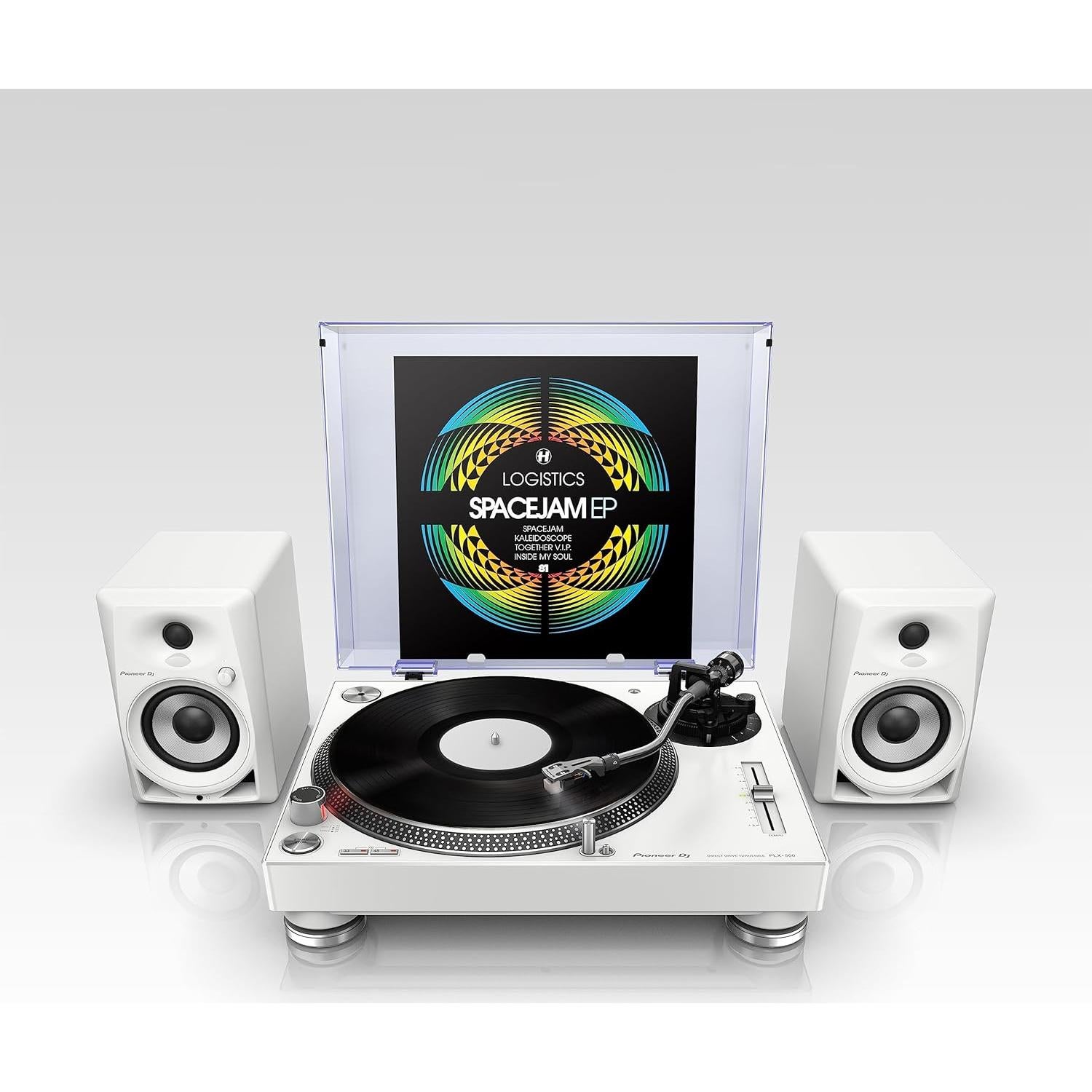 Tornamesa de Tracción Directa Pioneer DJ PLX-500 Blanca