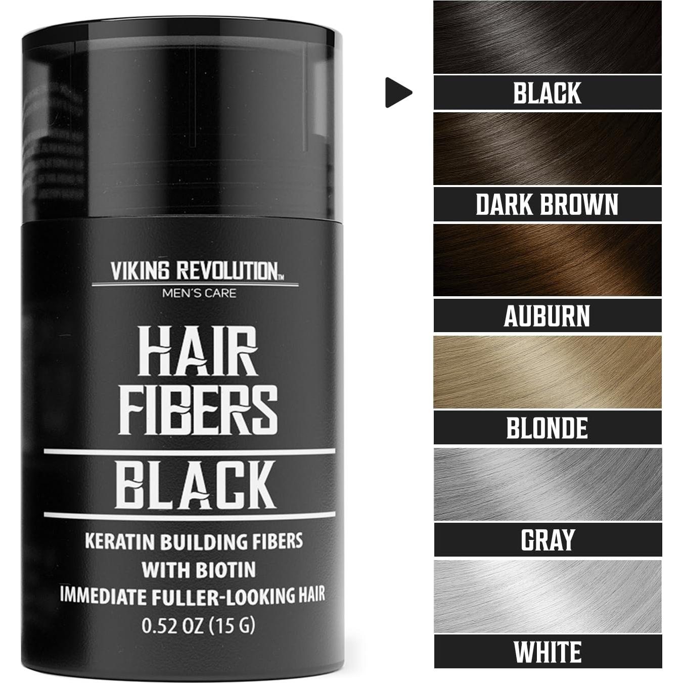 Fibra Capilar Negra Viking Revolution 14,79 g para Hombres