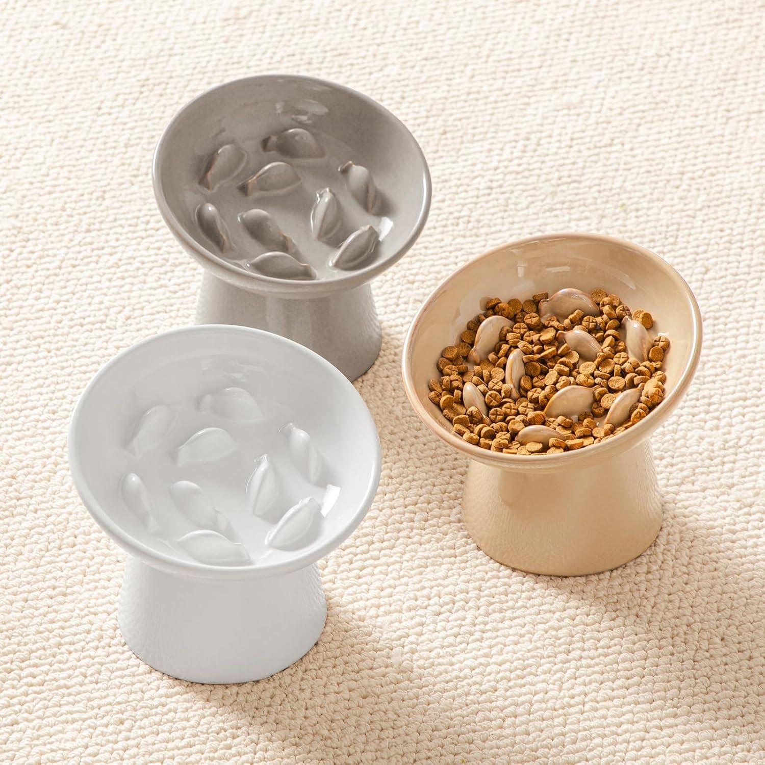 Tazón Antideslizante para Gatos vancasso 15.75 cm Blanco