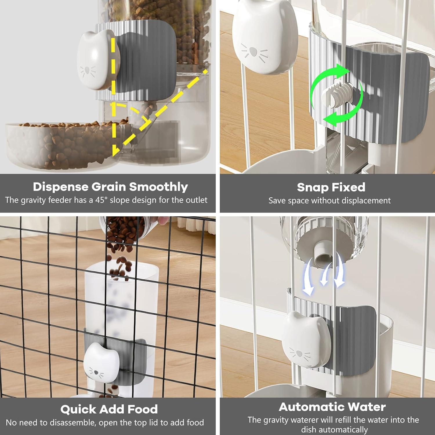 Dispensador Automático de Comida y Agua Yummy Sam 0.8L