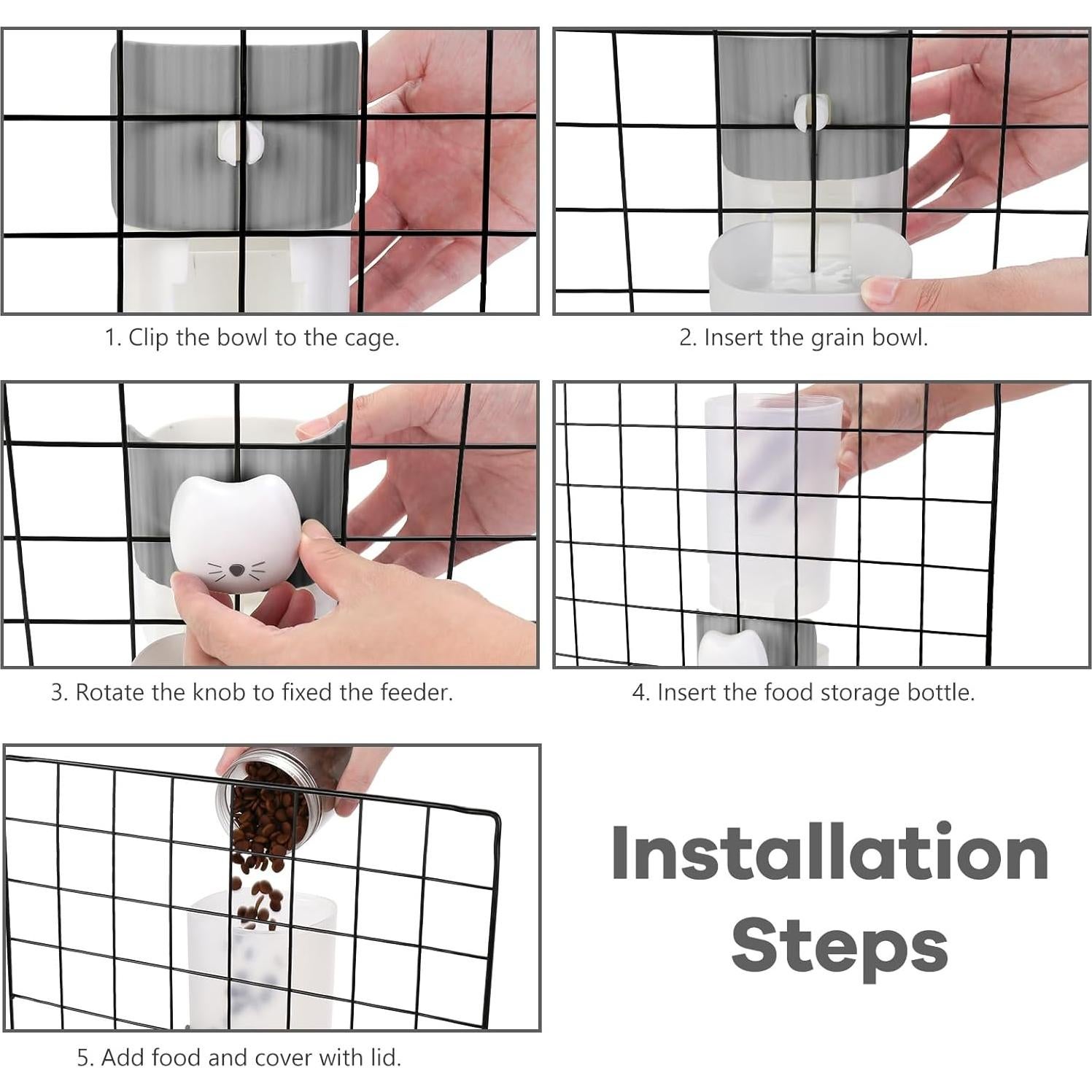 Dispensador Automático de Comida y Agua Yummy Sam 0.8L