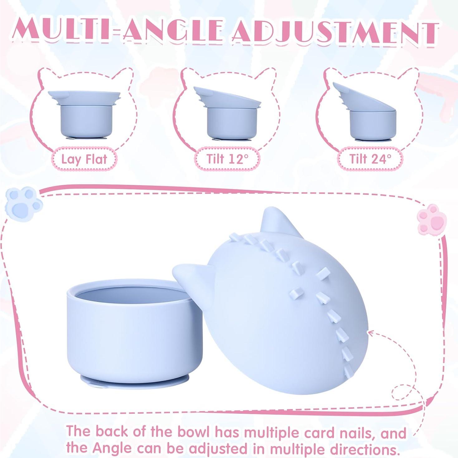 Comederos Lentos de Silicona Funnymoom para Gatos - 2 Piezas