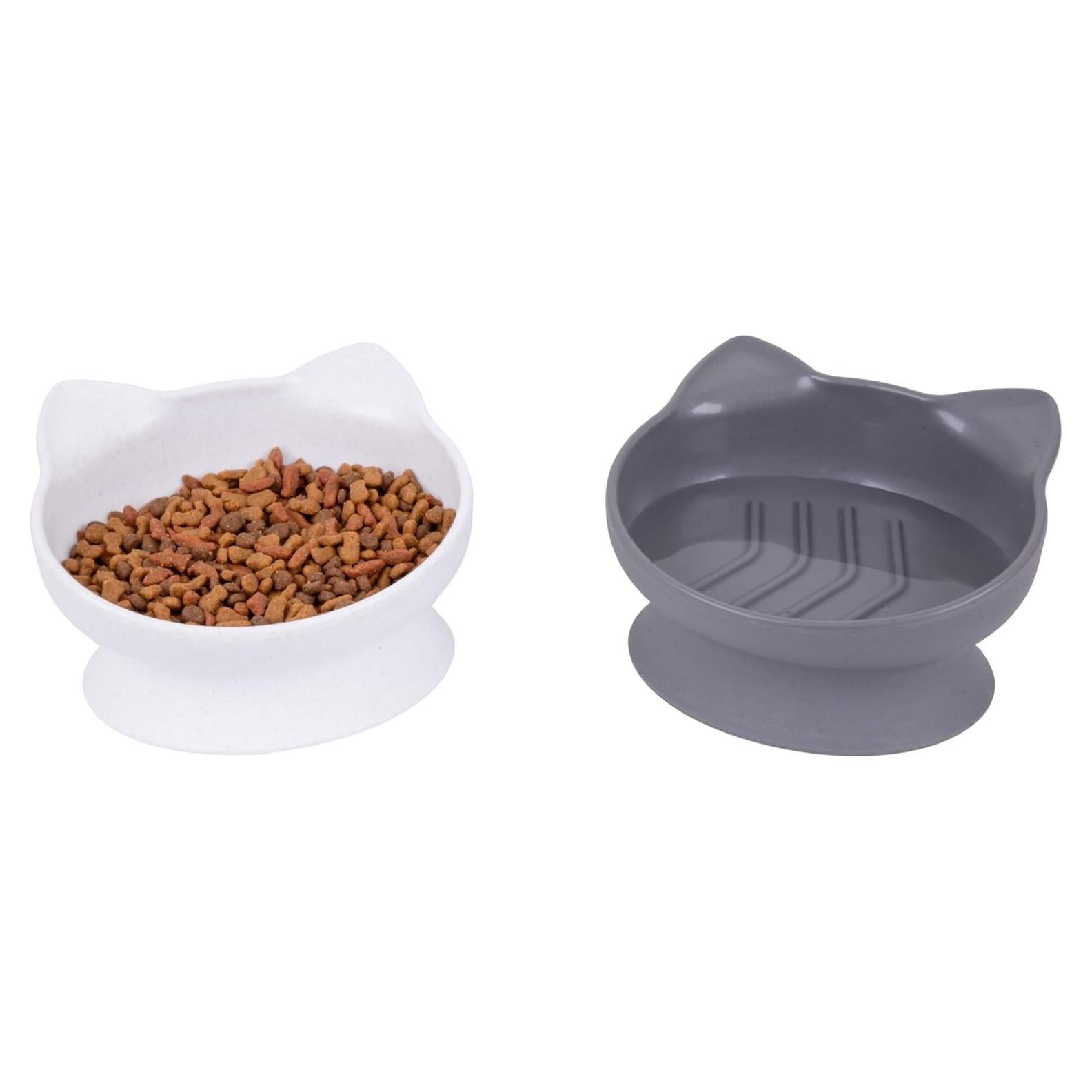 Tazones Elevados para Gatos Kitty City 2pk Modernos 305g