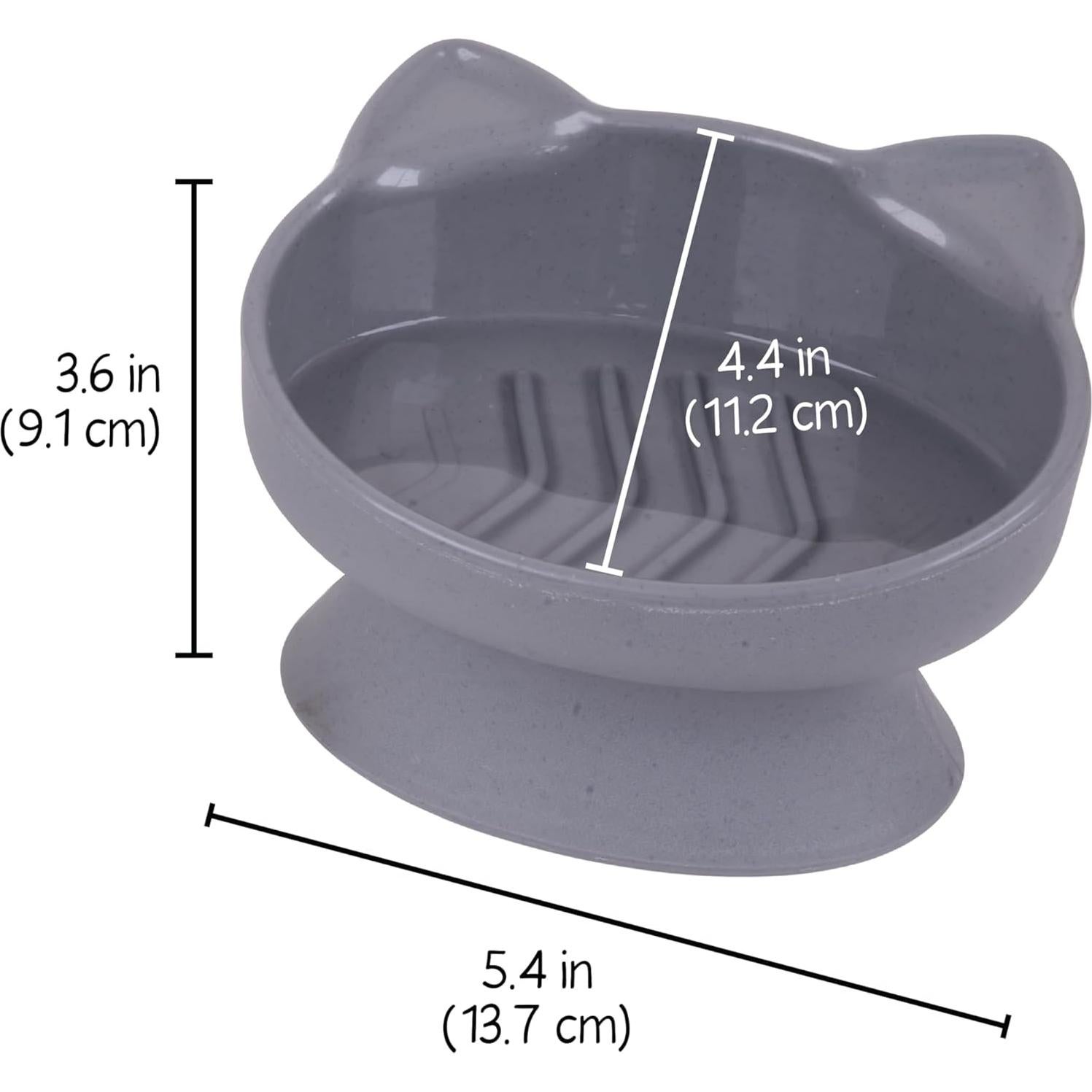 Tazones Elevados para Gato Kitty City 2pk - Diseño Moderno