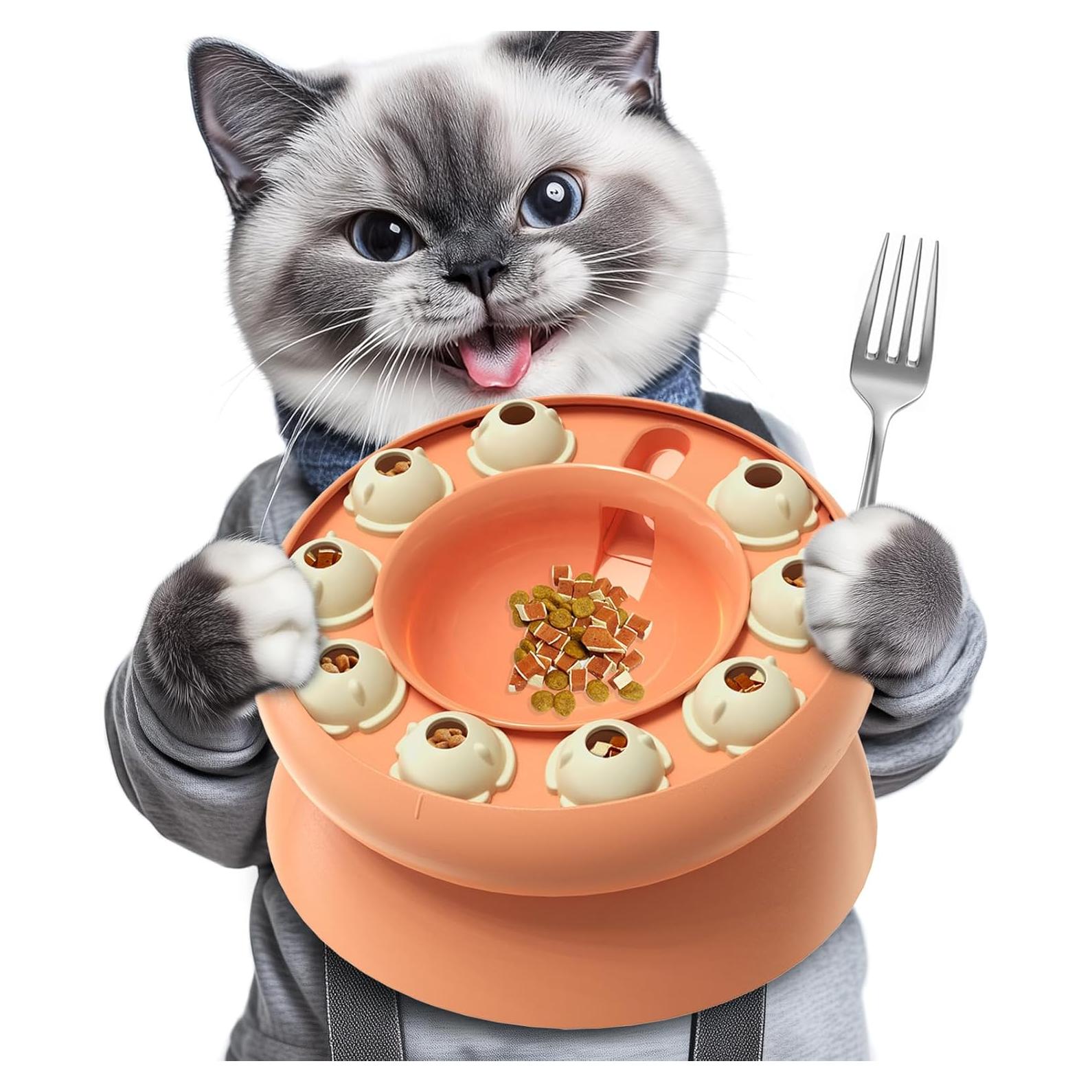 Comedero de Rompecabezas KADTC para Gatos - 20.7x8.9 cm