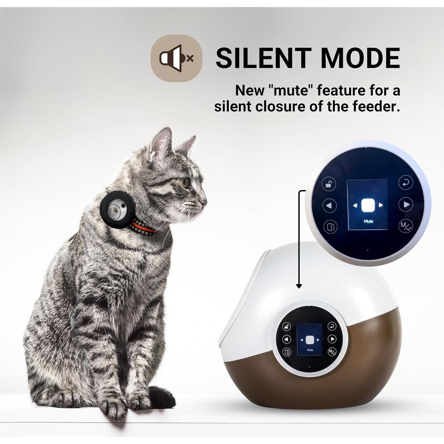 Comedero Automático RFID FurBabyFeeder Esfera 24.77x26.04cm