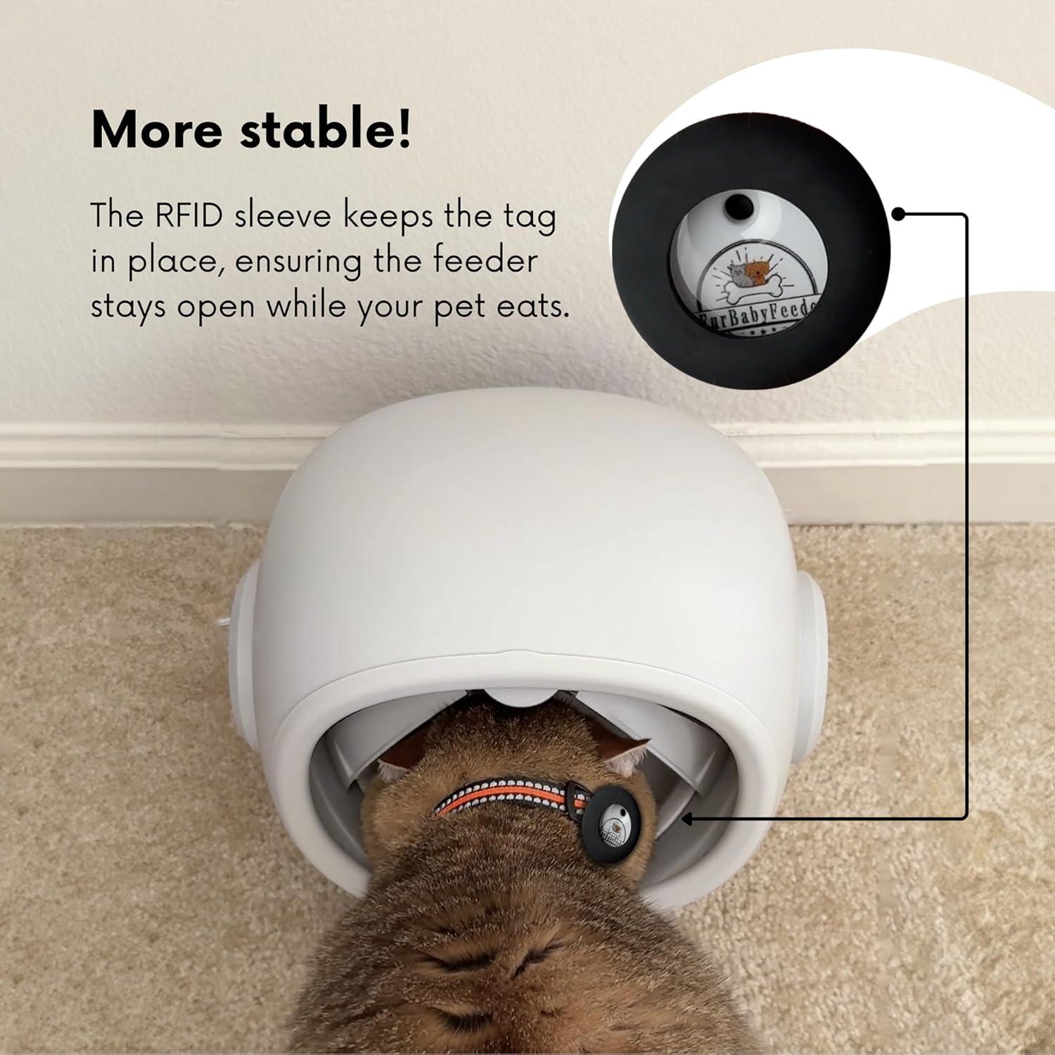 Comedero Automático RFID FurBabyFeeder Esfera 24.77x26.04cm