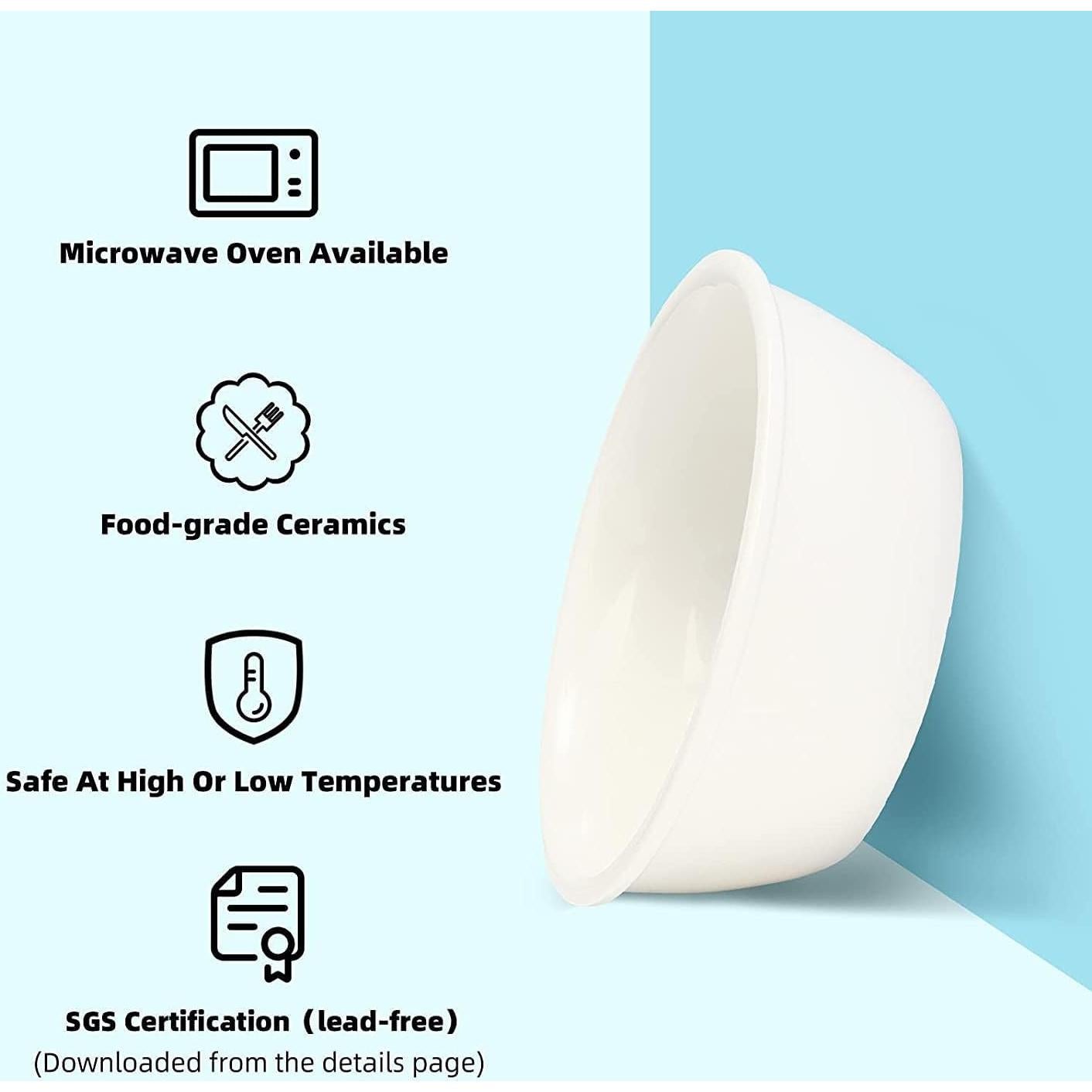 Juego de Cuencos de Cerámica FUKUMARU para Mascotas 2 PCS
