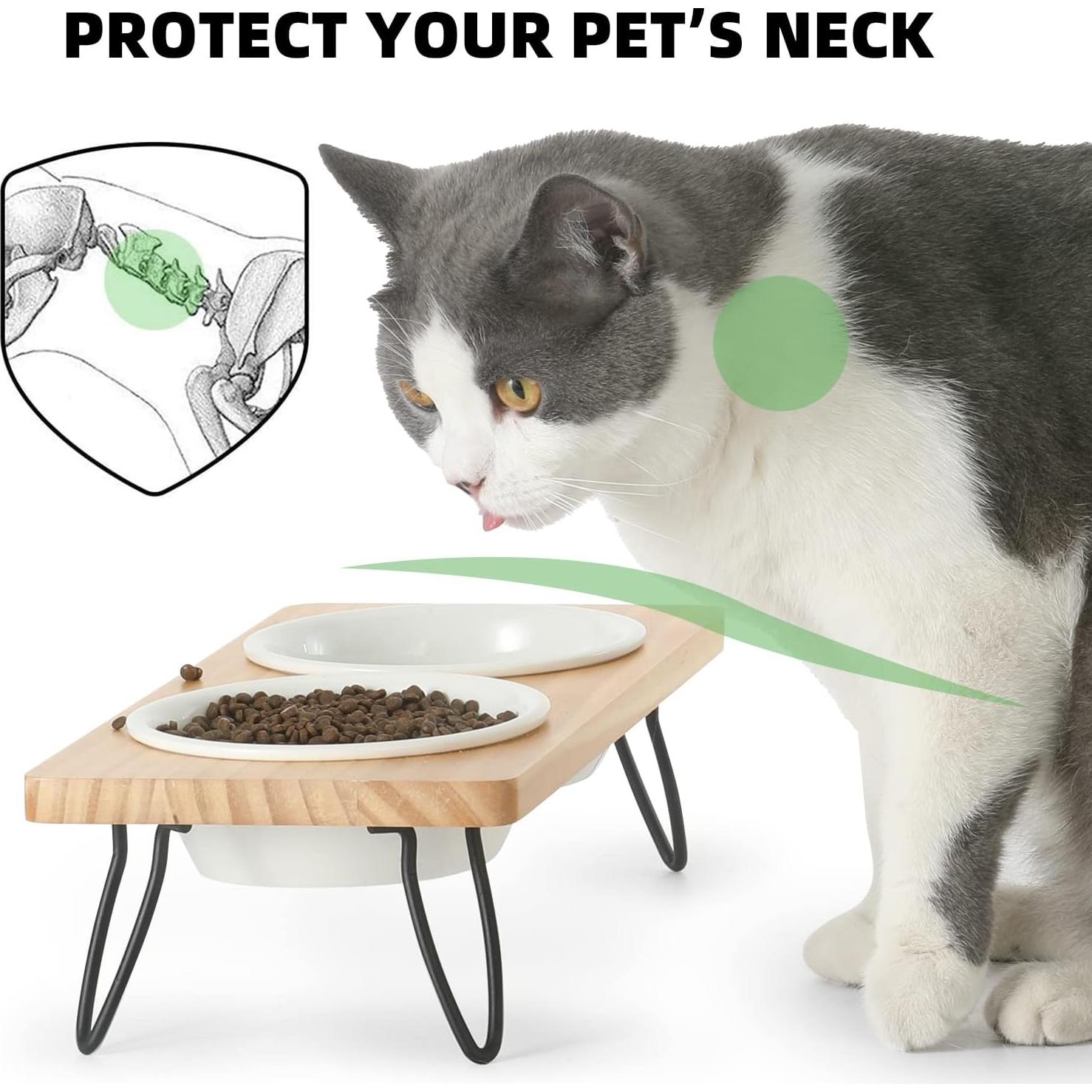 Juego de Cuencos de Cerámica FUKUMARU para Mascotas 2 PCS