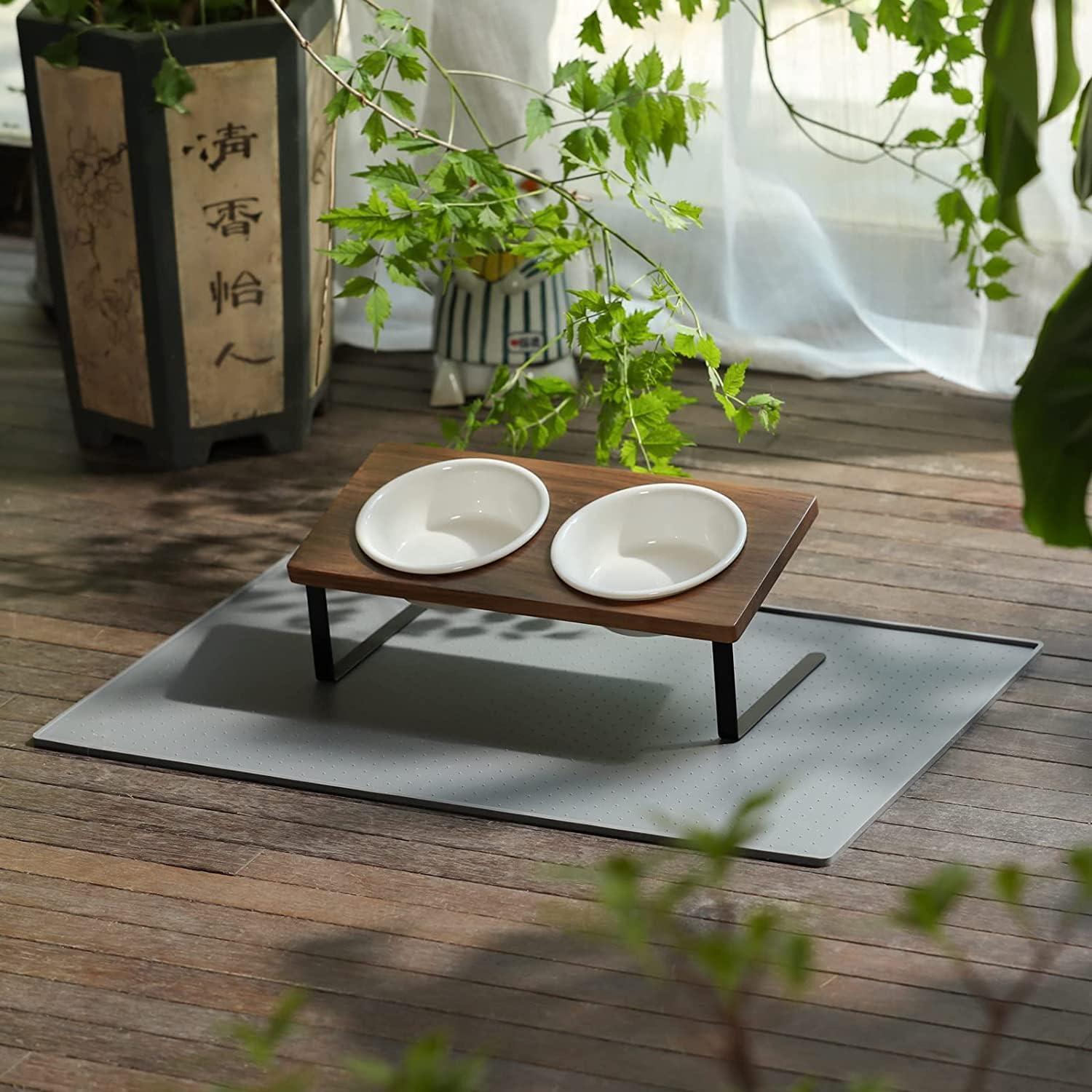 Juego de Cuencos de Cerámica FUKUMARU para Mascotas 2 PCS