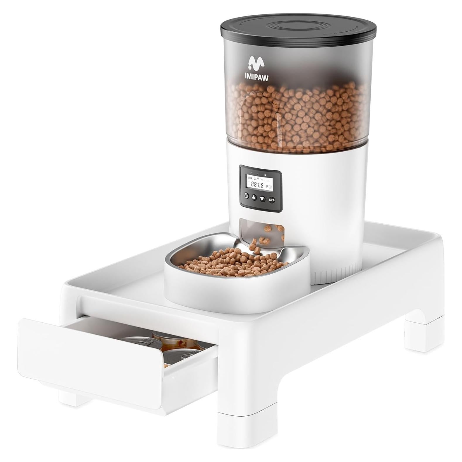 Soporte Elevado para Comida de Mascotas IMIPAW Ajustable