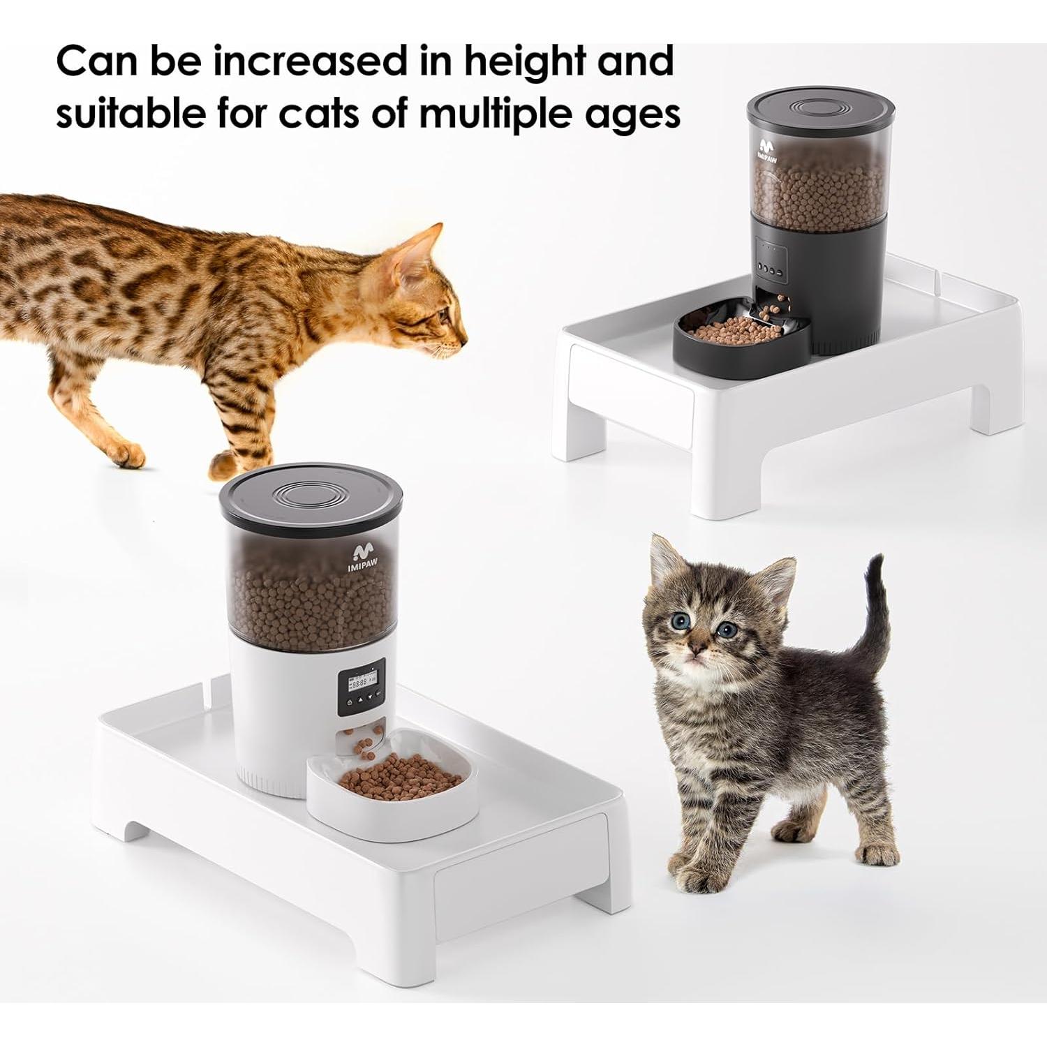 Soporte Elevado para Comida de Mascotas IMIPAW Ajustable