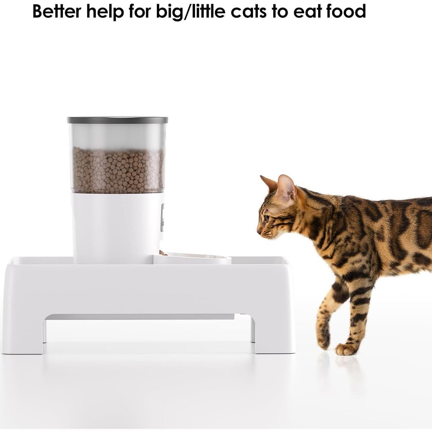 Soporte Elevado para Comida de Mascotas IMIPAW Ajustable