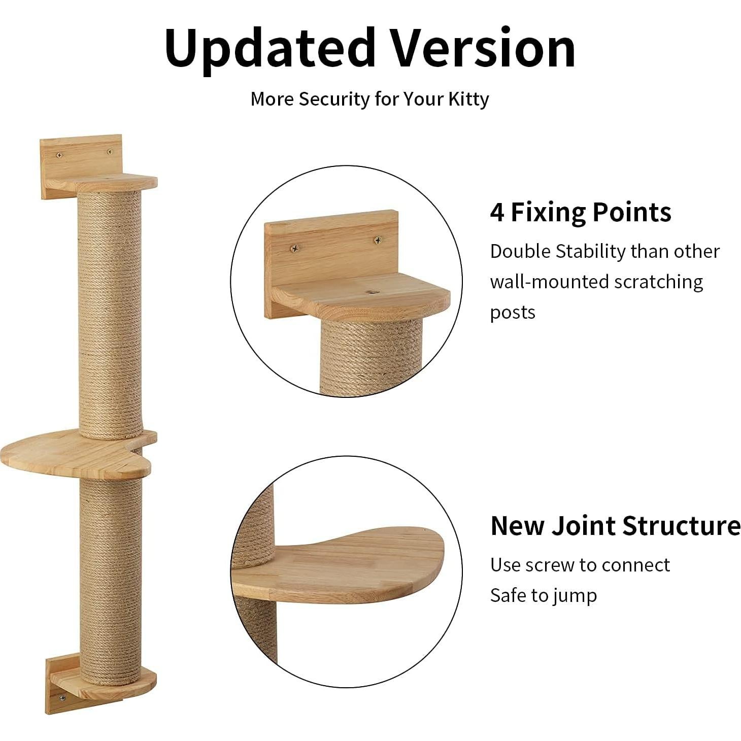 Árbol de Actividad para Gatos FUKUMARU con Rascador y Hamaca