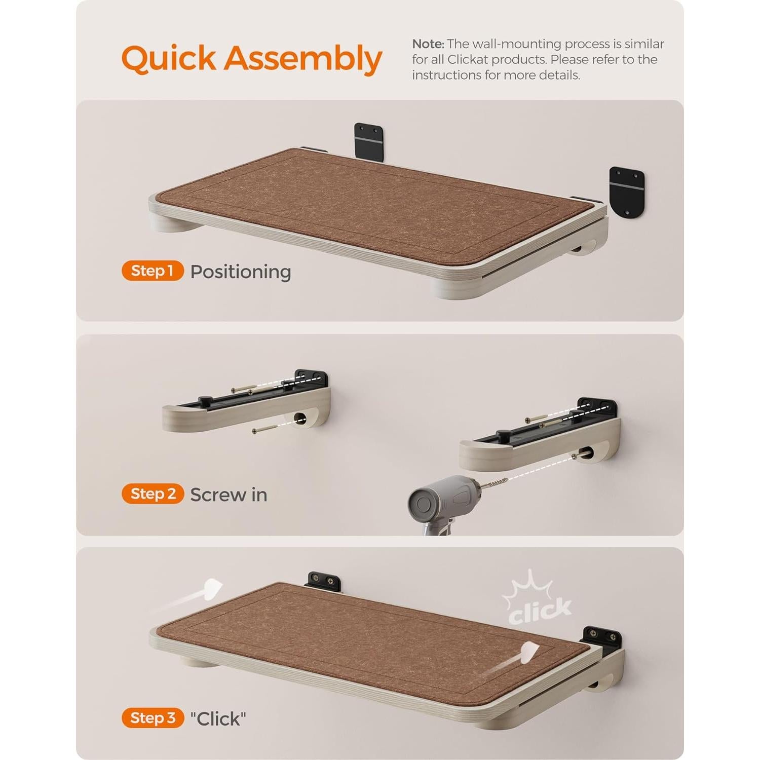 Estación de Comida para Gatos Feandrea Clickat No.009 - Montaje Rápido