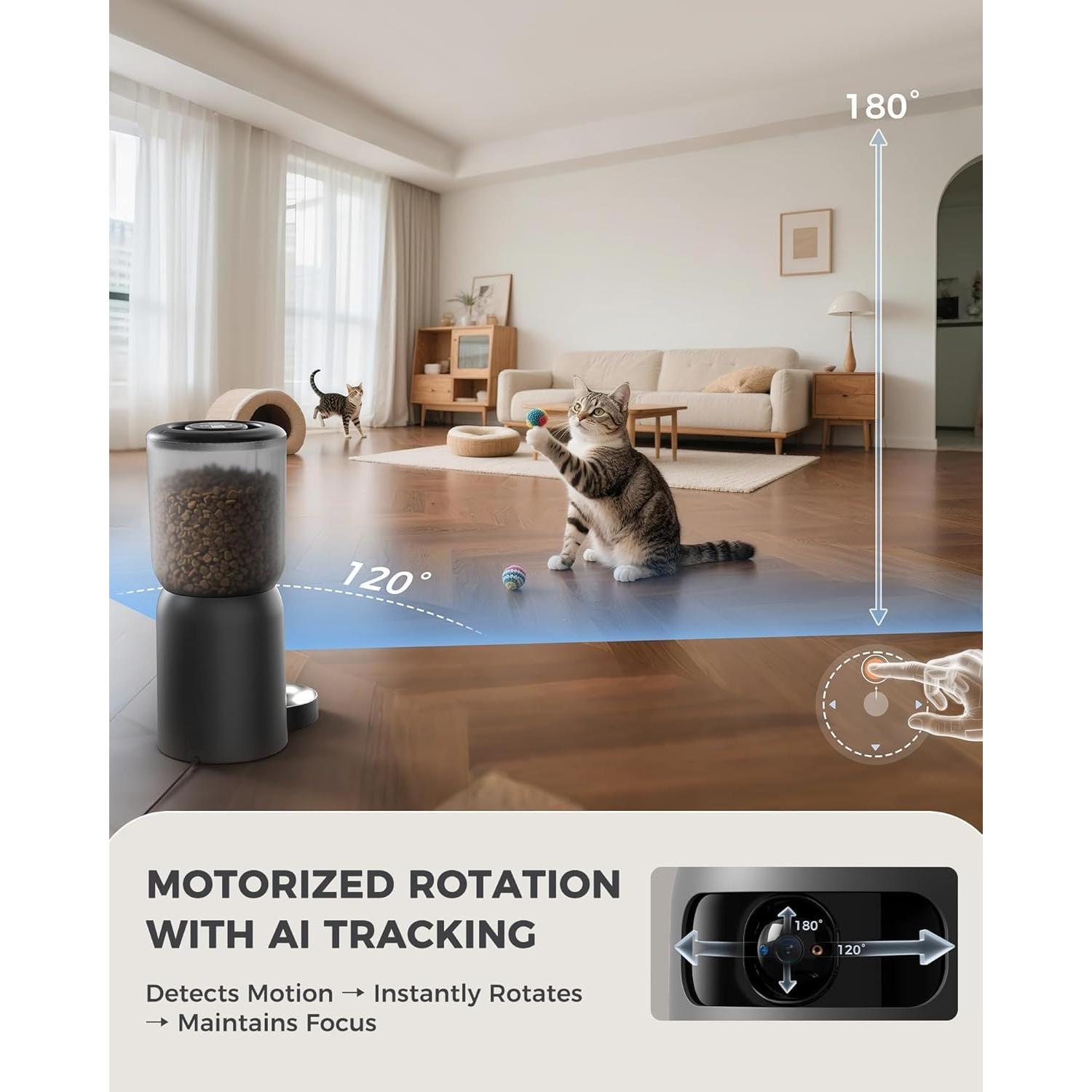 Comedero Automático PETLIBRO 6L con Doble Cámara HD 2K y Wi-Fi