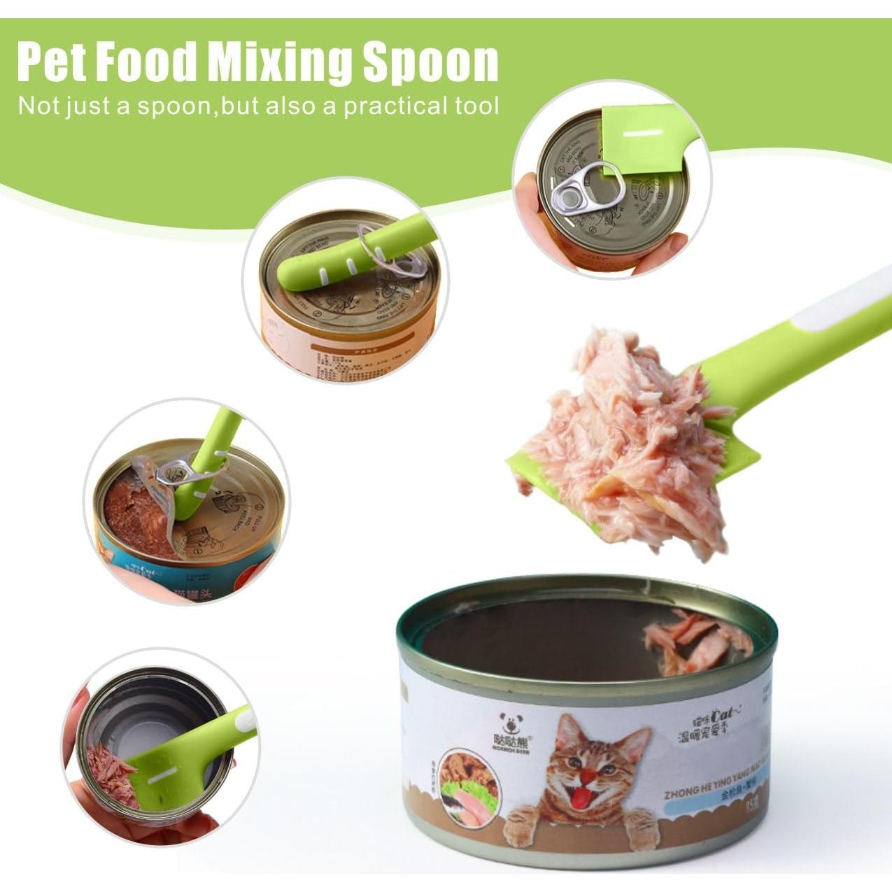 Cucharas para Alimentar Gatos Idepet 4 Pcs Multicolor