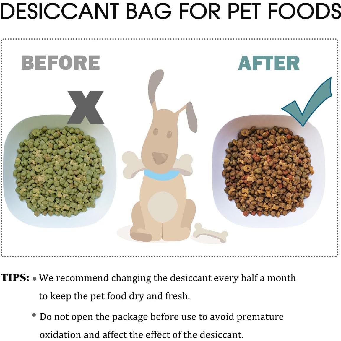 Bolsas Deshidratantes para Alimentos de Mascotas XCIVI - 6 Paquetes