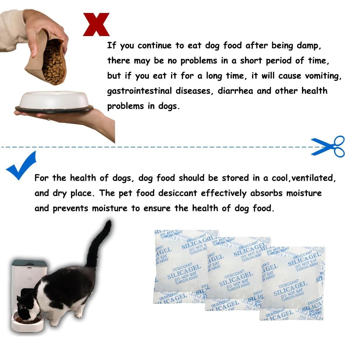 Bolsas Deshidratantes para Alimentos de Mascotas XCIVI - 6 Paquetes