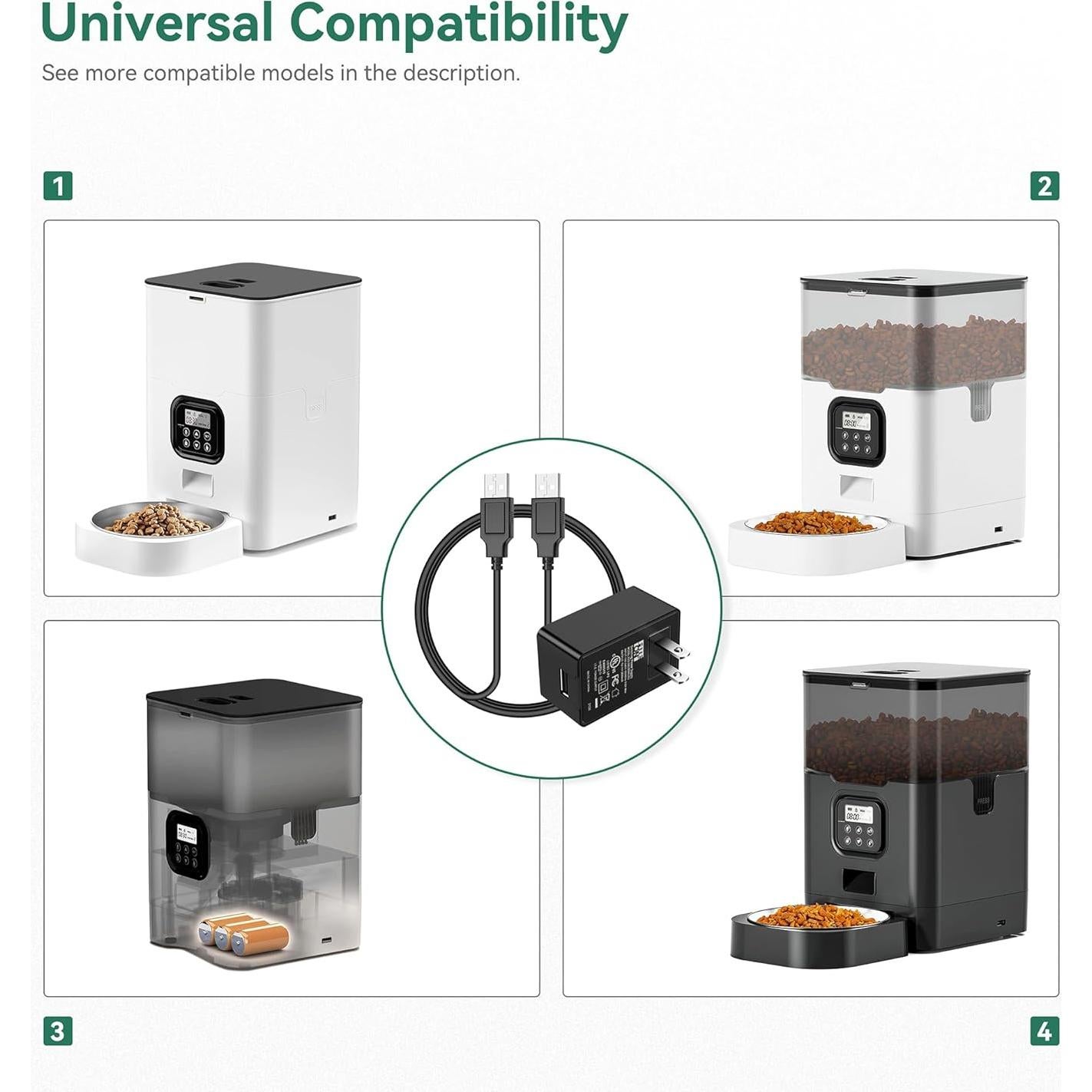 Adaptador de Alimentación USB FITE ON 5V para Dispensador de Comida