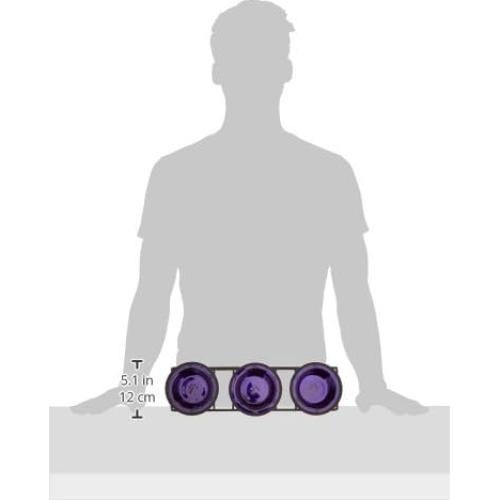 Comedero Elevado Triple Platinum Pets para Gato y Cachorro 0.75 Taza