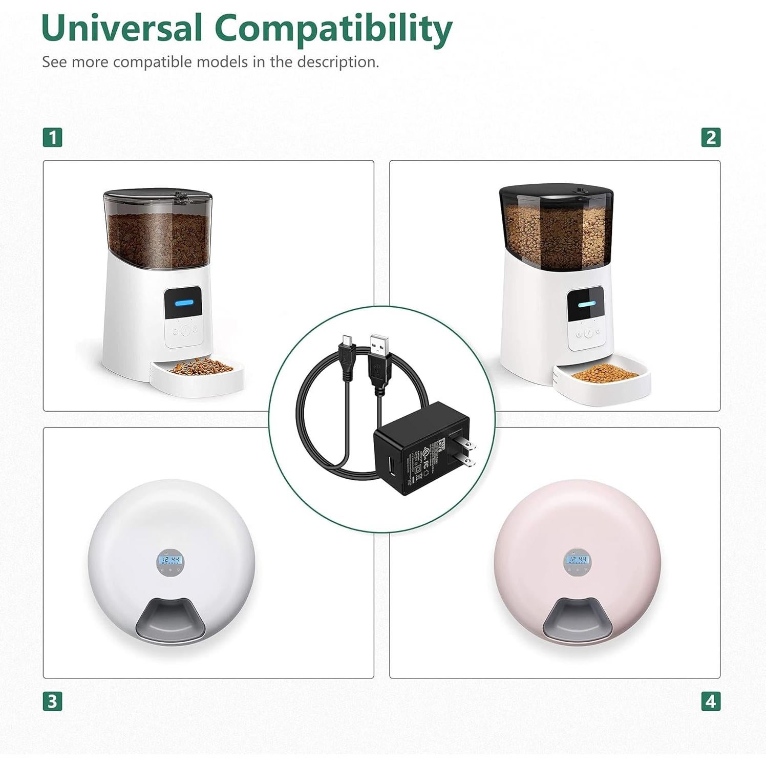 Adaptador de Energía USB 5V FITE ON para Comedero Automático