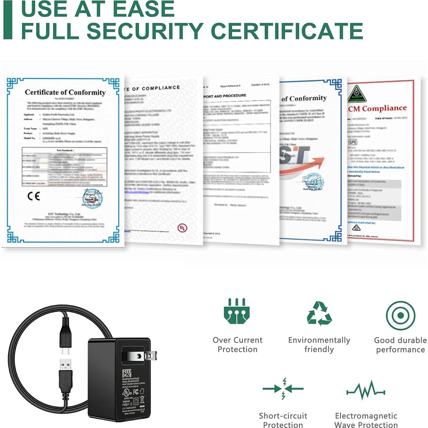 Adaptador de Energía USB 5V FITE ON para Comedero Automático
