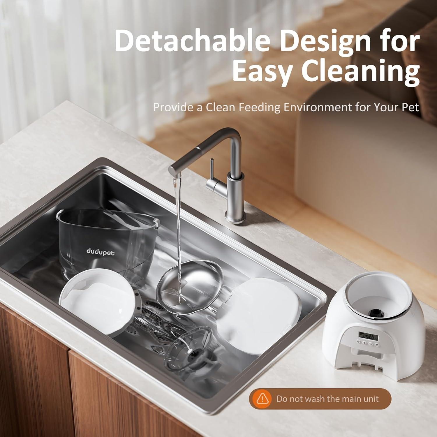 Dispensador Automático de Comida DUDUPET 5L para Gatos