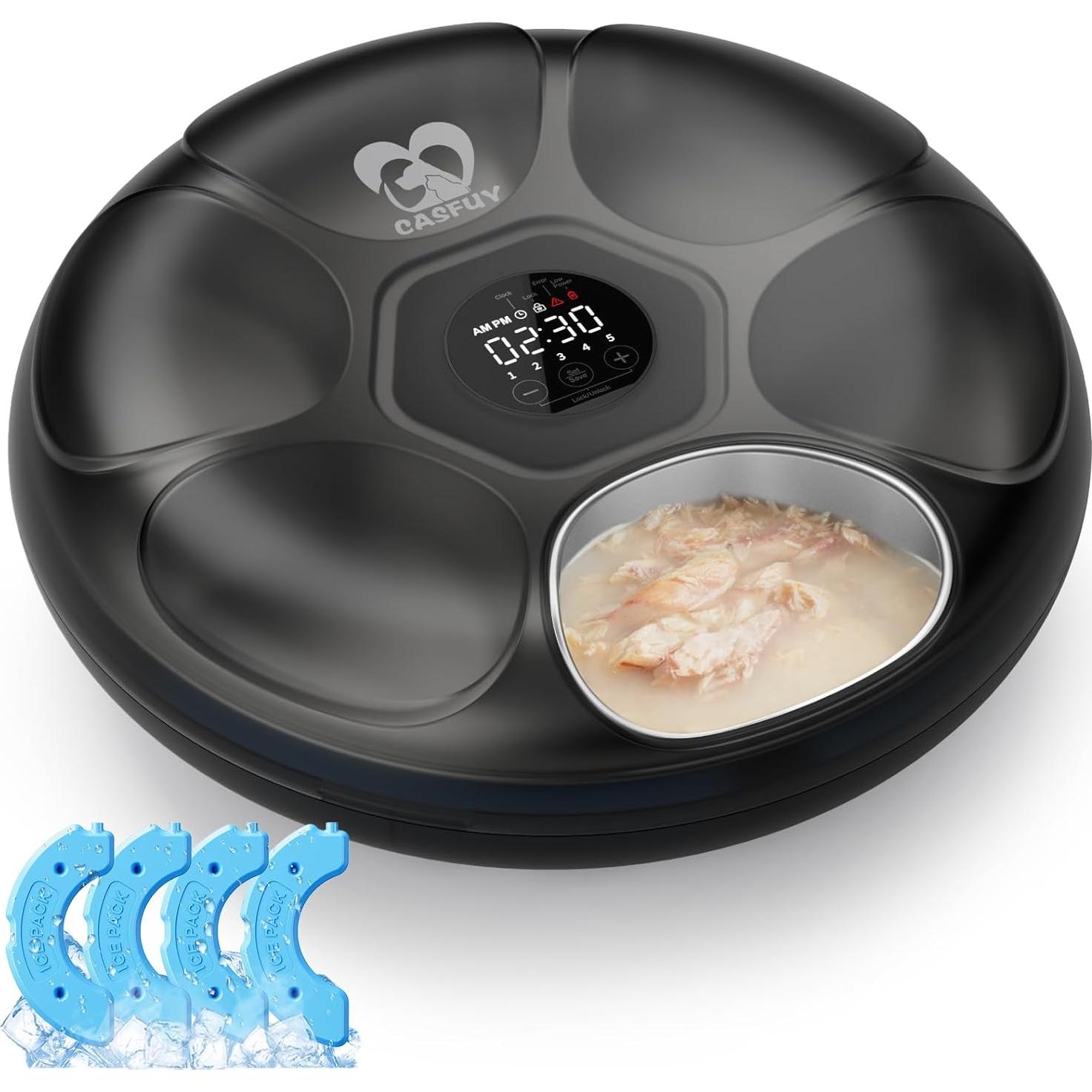 Bandeja de repuesto Casfuy F13-L para alimentador automático de gatos