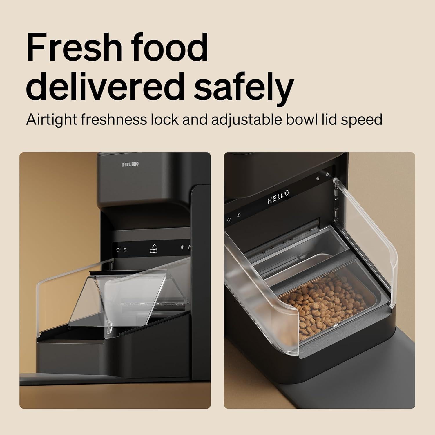 Alimentador Automático para Gatos PETLIBRO 3L RFID Negro