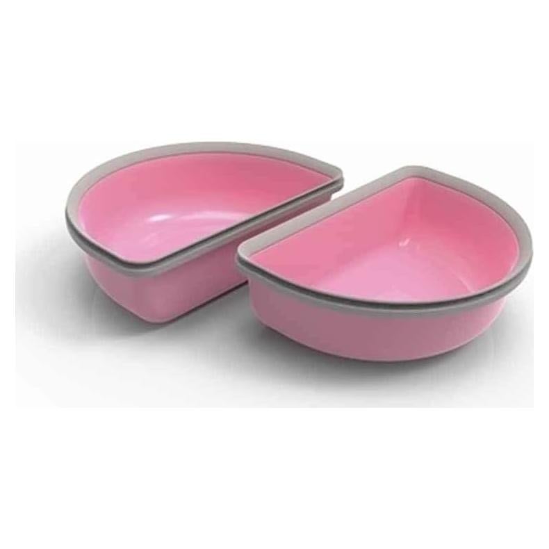 Tazones SureFeed Mitad Rosa para Alimentador de Mascotas