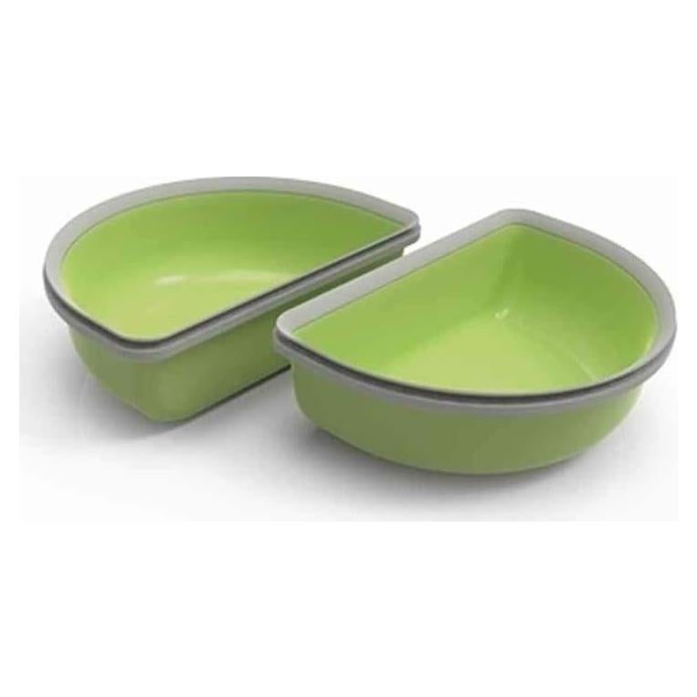 Tazones SureFeed Mitad Verde para Alimentador de Mascotas