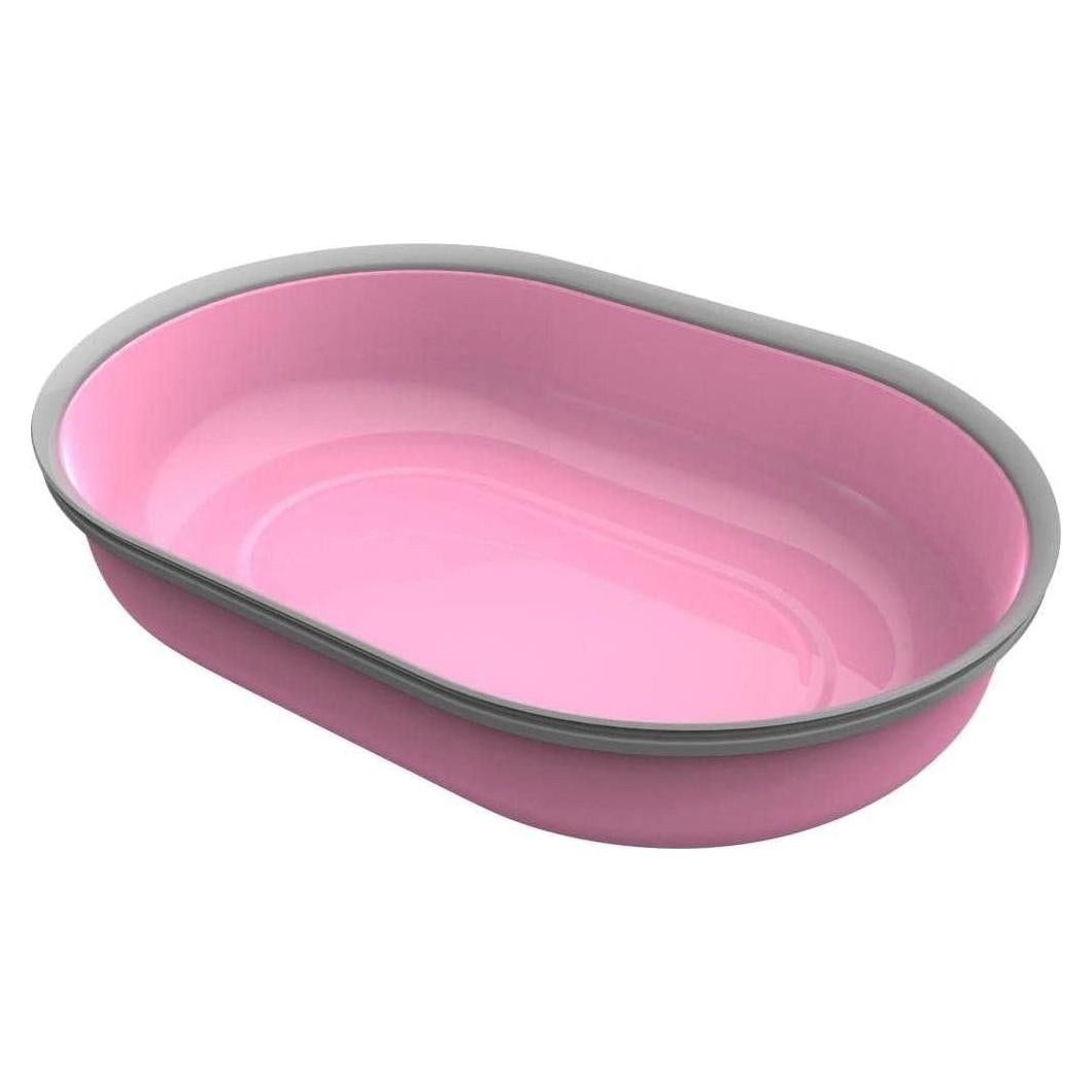 Tazón Alimentador Rosa SureFeed 21.5x19.5cm Polipropileno