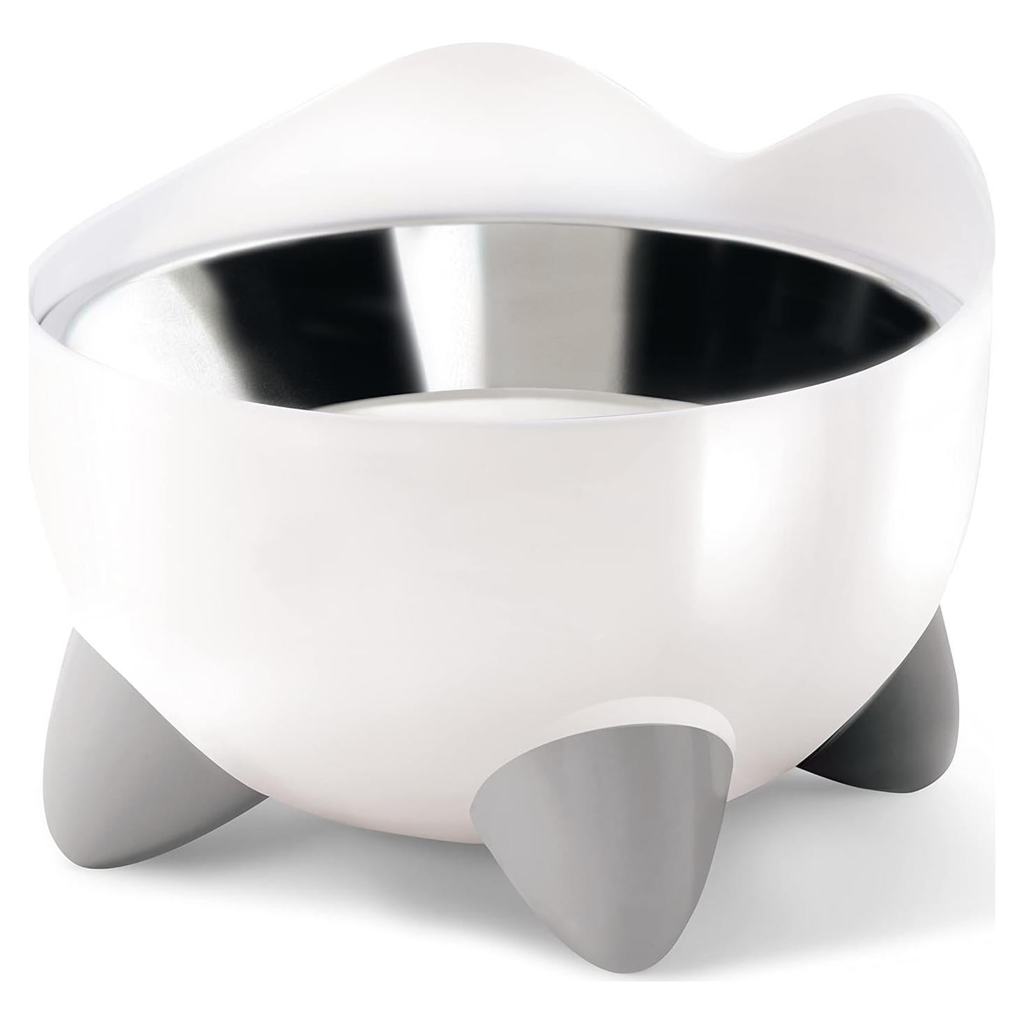 Plato Elevado para Gatos Catit PIXI Acero Inoxidable 14cm