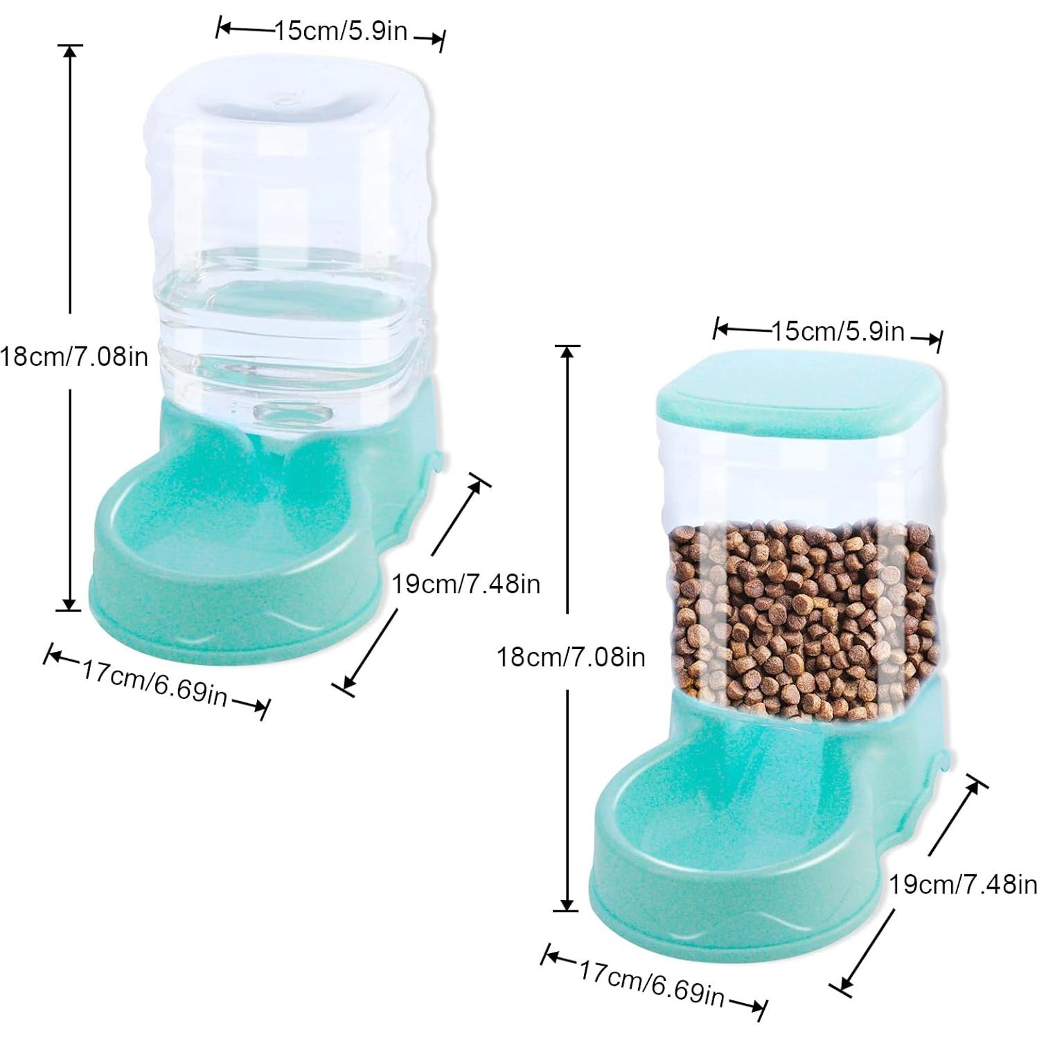 Comedero y Dispensador de Agua Automático para Gatos y Perros 3.5L WYBG