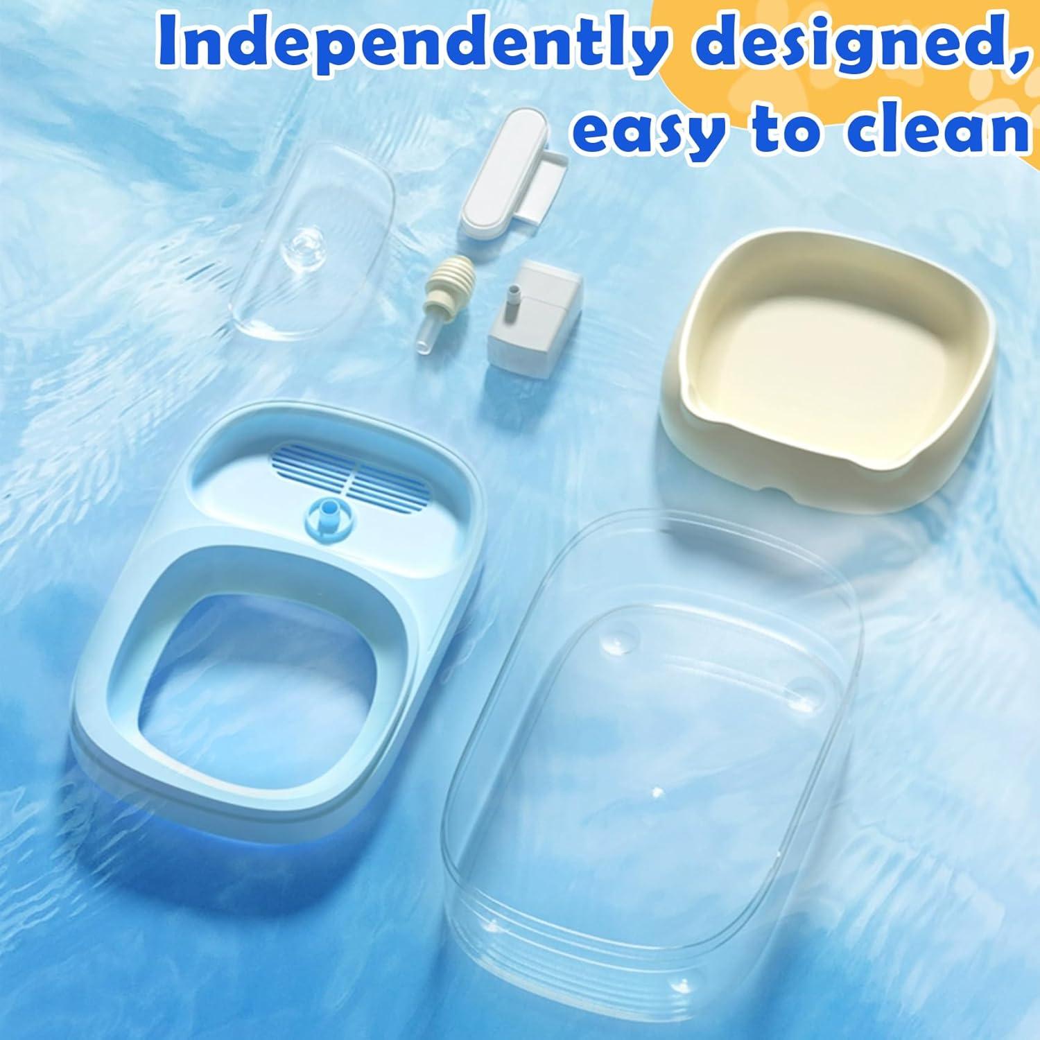 Cuencos Dobles 2 en 1 Jellydog para Perros y Gatos - Dispensador Automático de Agua 2.4L