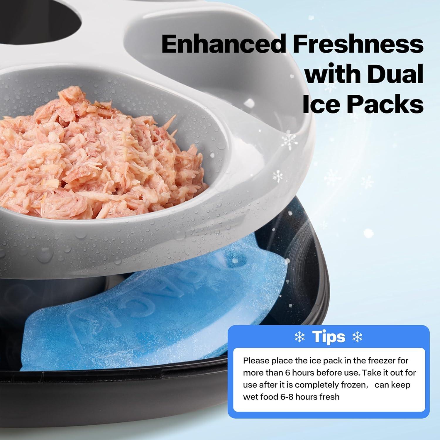 Dispensador Automático de Comida PetPrime 6 Comidas 300ml