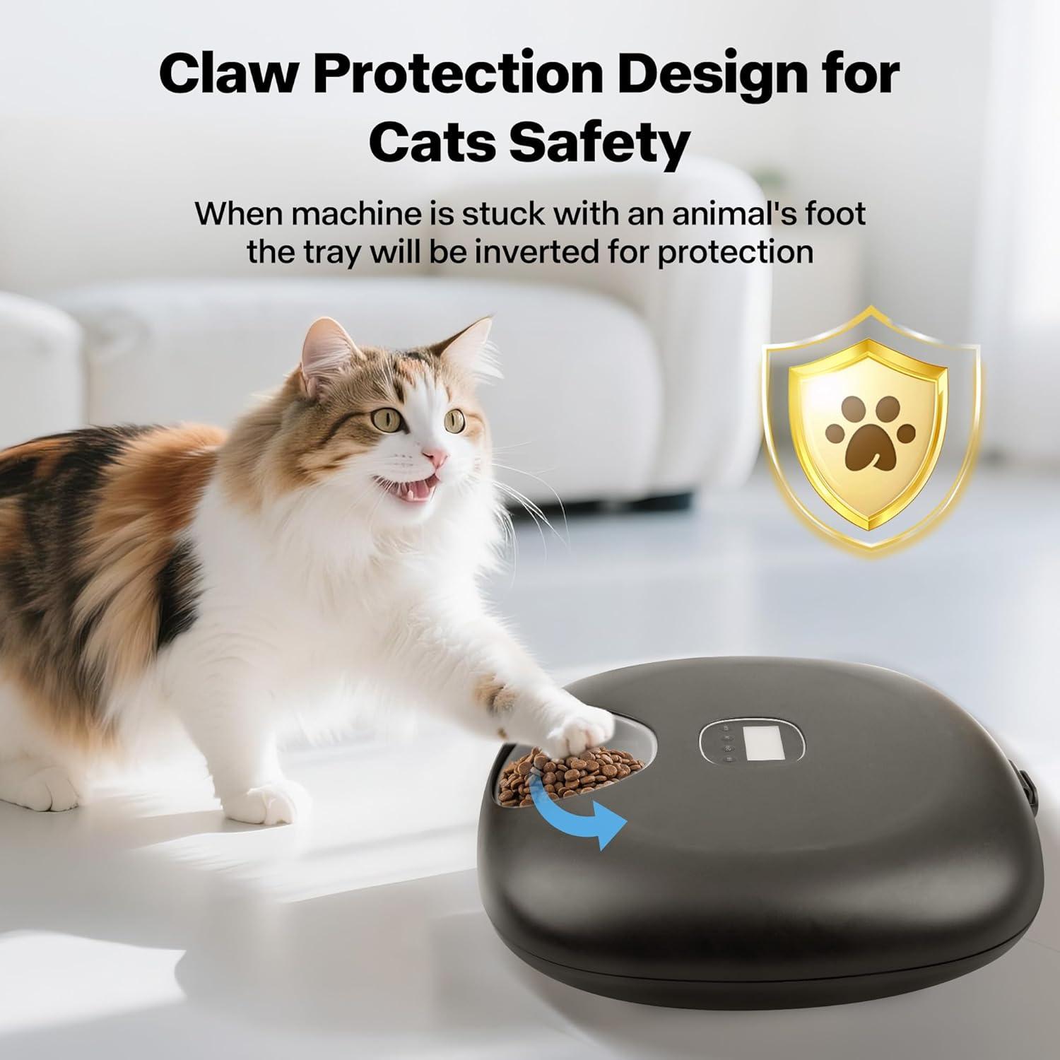 Dispensador Automático de Comida PetPrime 6 Comidas 300ml