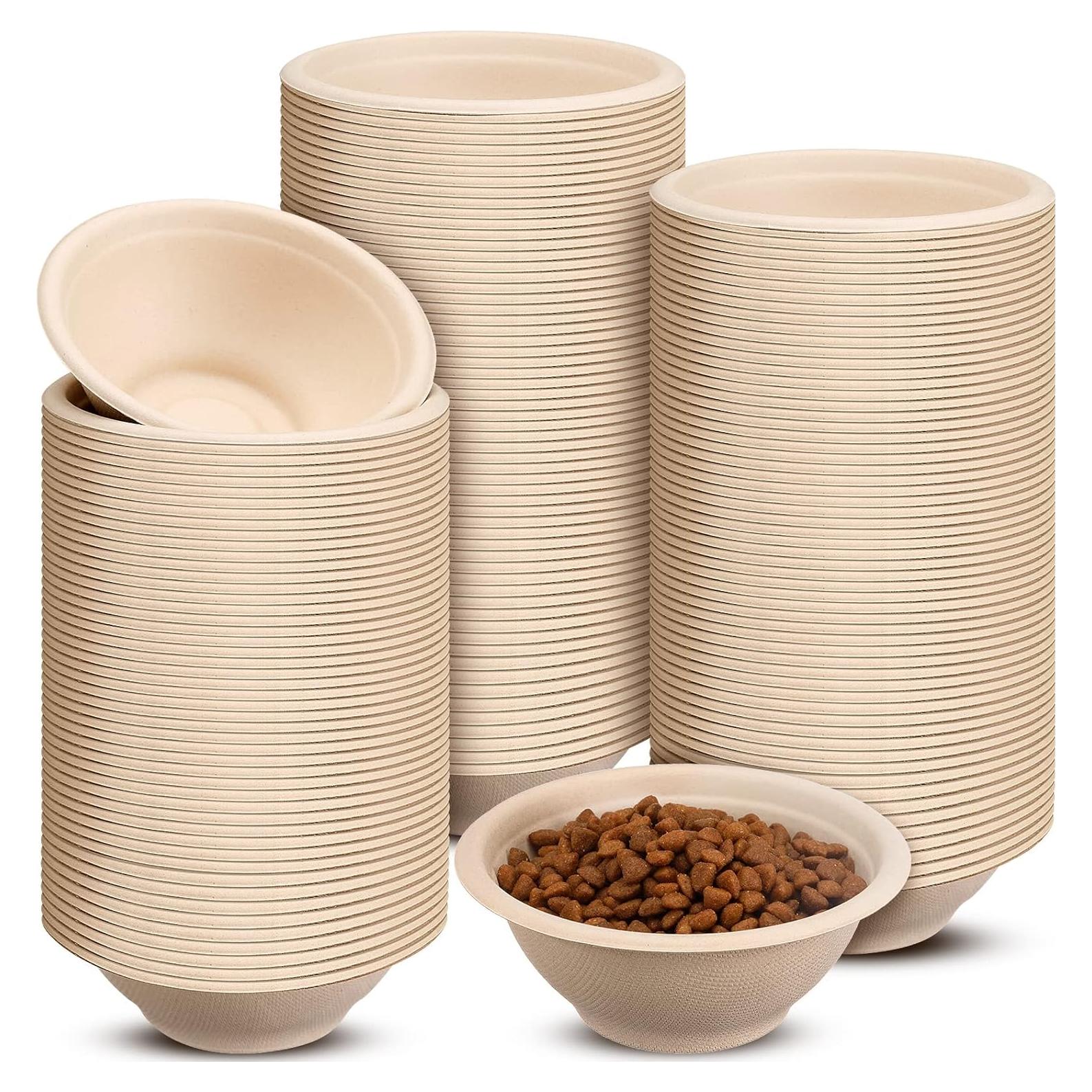 Cuencos Desechables Biodegradables Thenshop 200 Pcs 11.5 cm