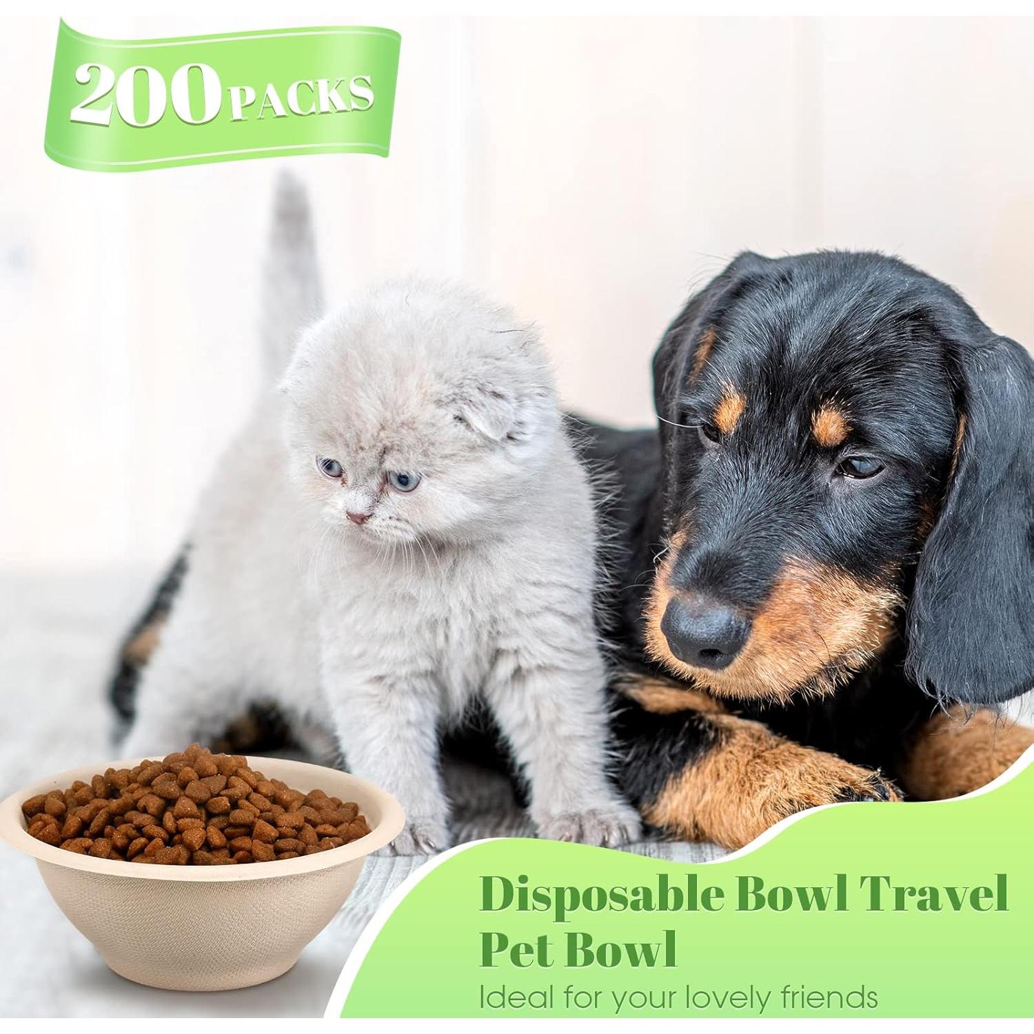 Cuencos Desechables Biodegradables Thenshop 200 Pcs 11.5 cm