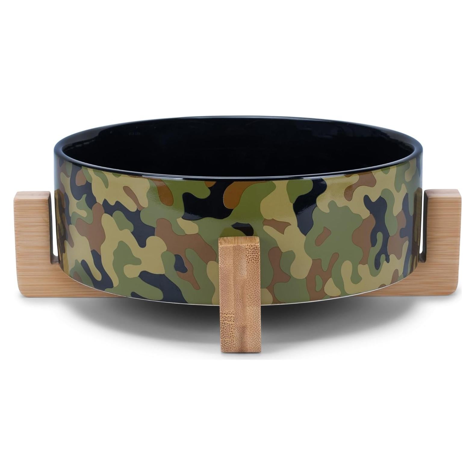 Tazón Grande para Mascotas Nat & Jules 20 cm Camuflaje Militar