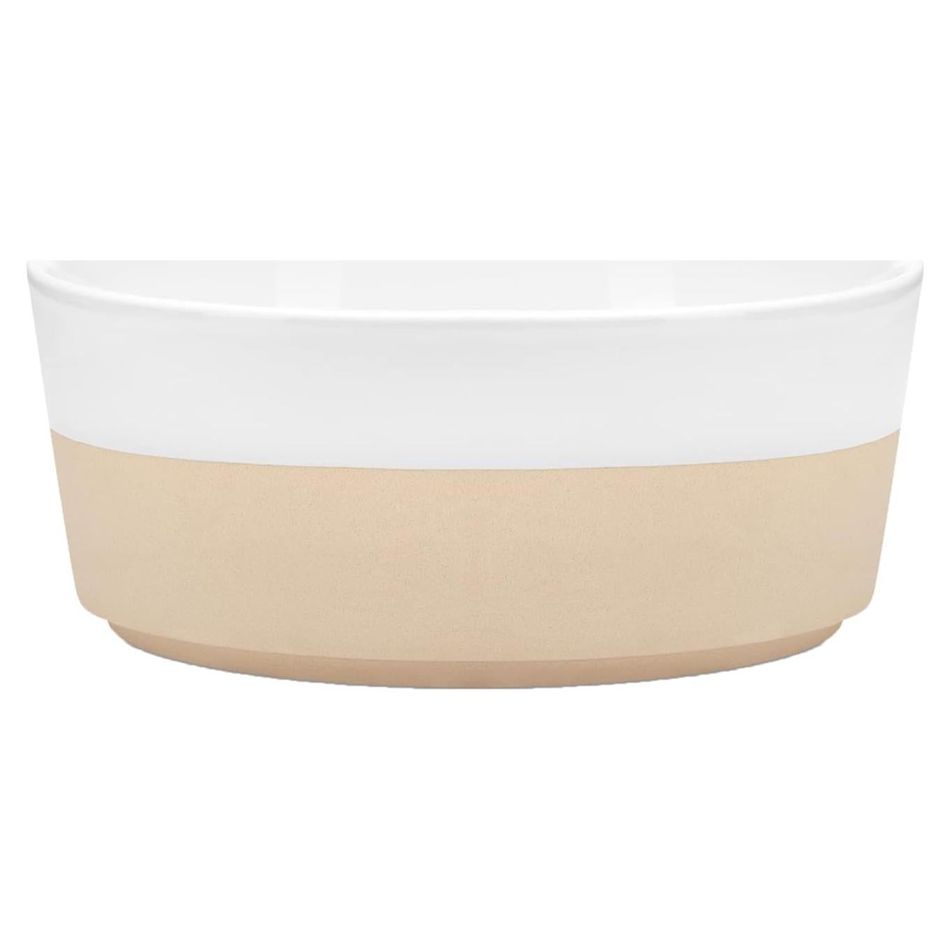 Tazón de Cerámica Texturizado Dipper Waggo Pequeño Blanco