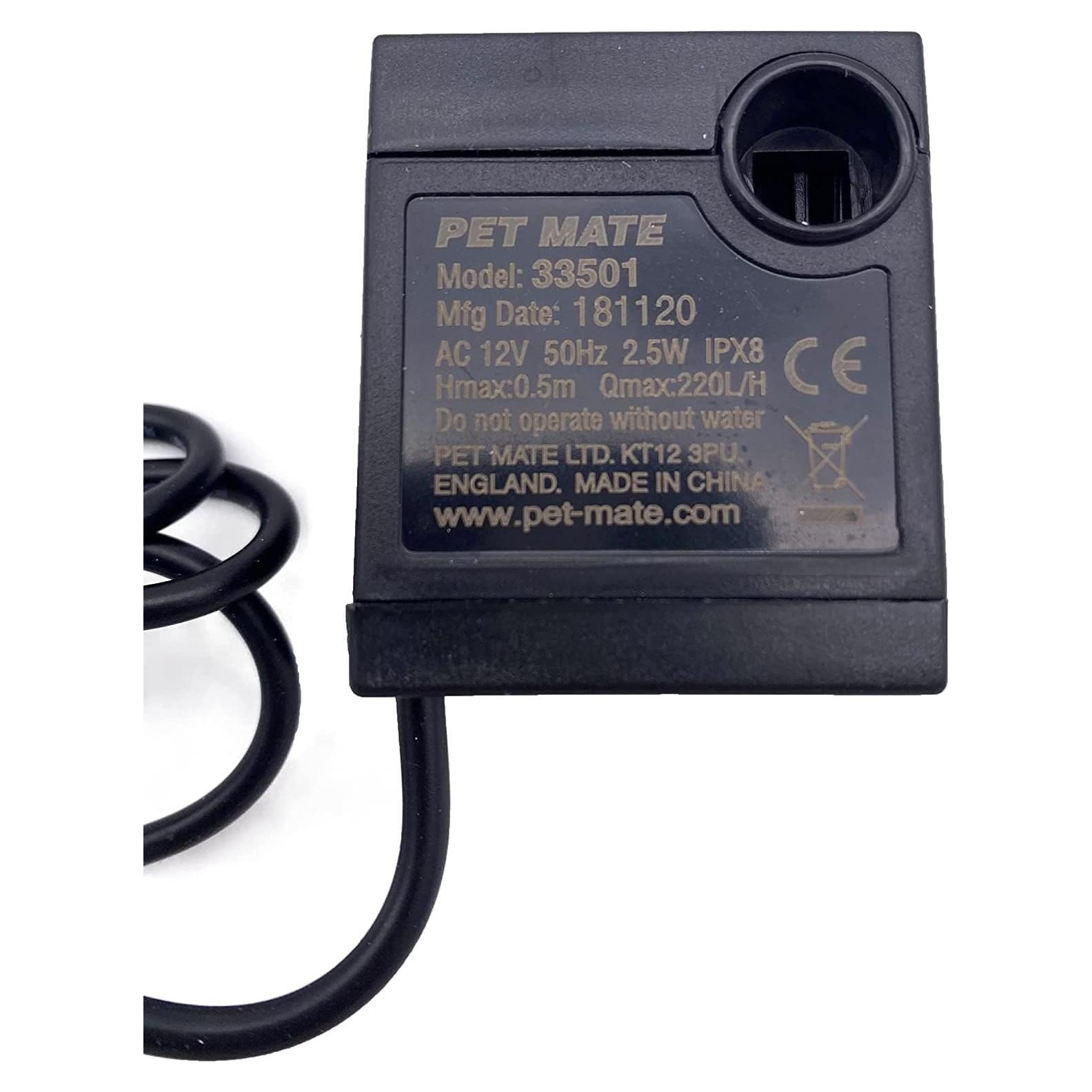 Bomba de Reemplazo Cat Mate 354 para Fuente de Mascotas