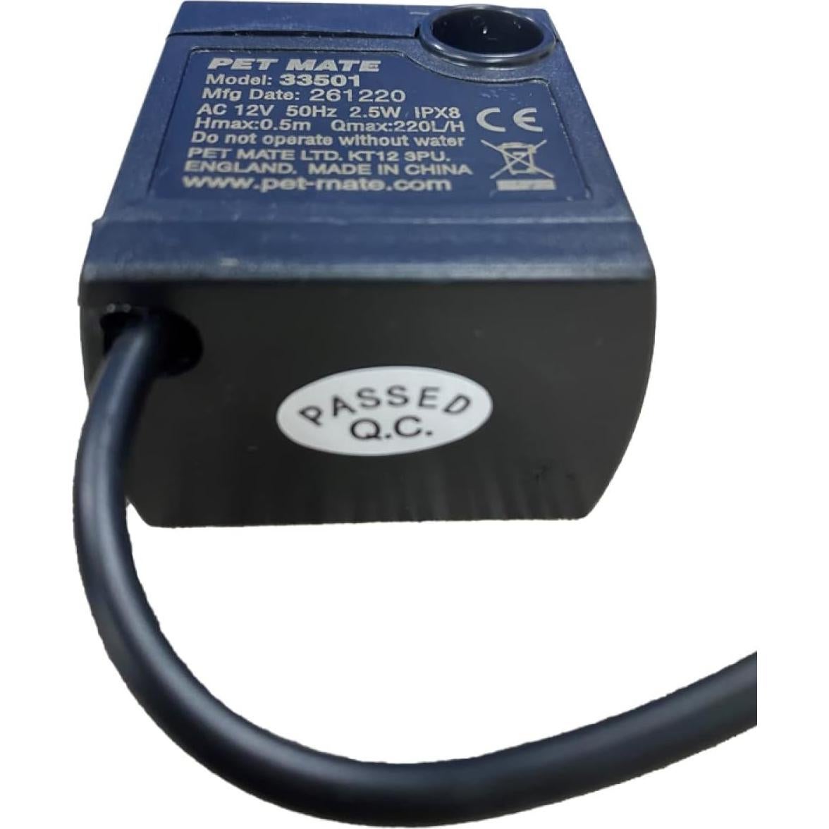 Bomba de Reemplazo Cat Mate 354 para Fuente de Mascotas
