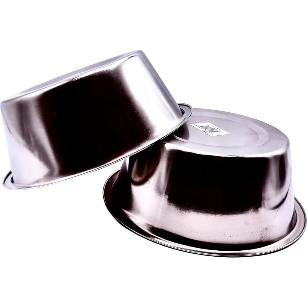 Cuencos de Acero Inoxidable Hold It Mate 1.89L - Paquete de 2