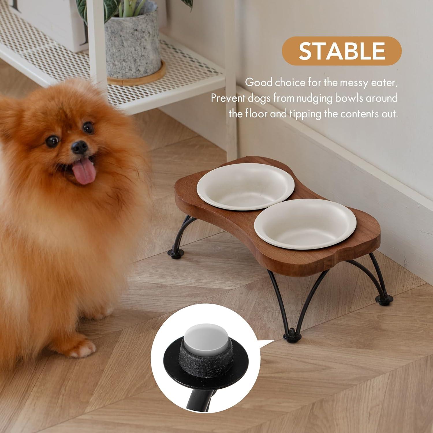 Juego de Cuencos Elevados de Cerámica Havniva 14 cm Blanco Mate