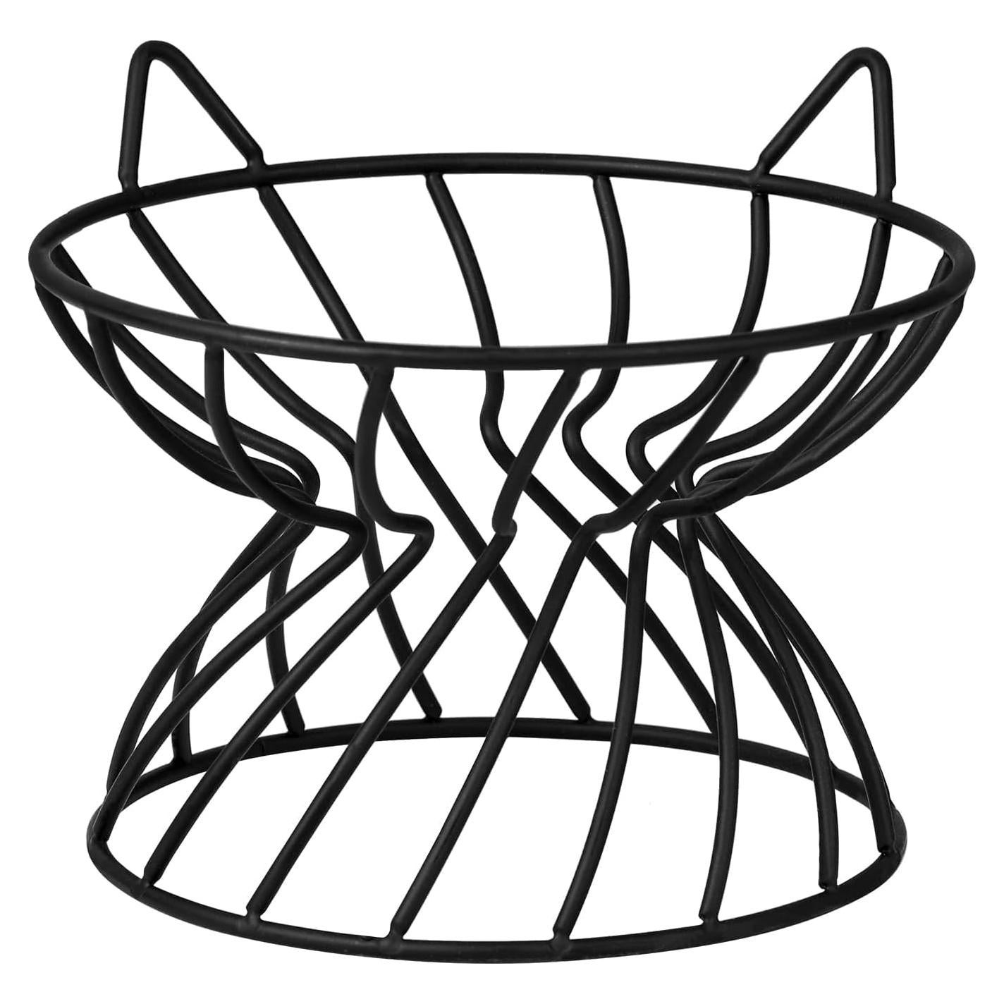 Soporte Elevado para Plato de Gato AHX - Hierro Antideslizante 15x12 cm