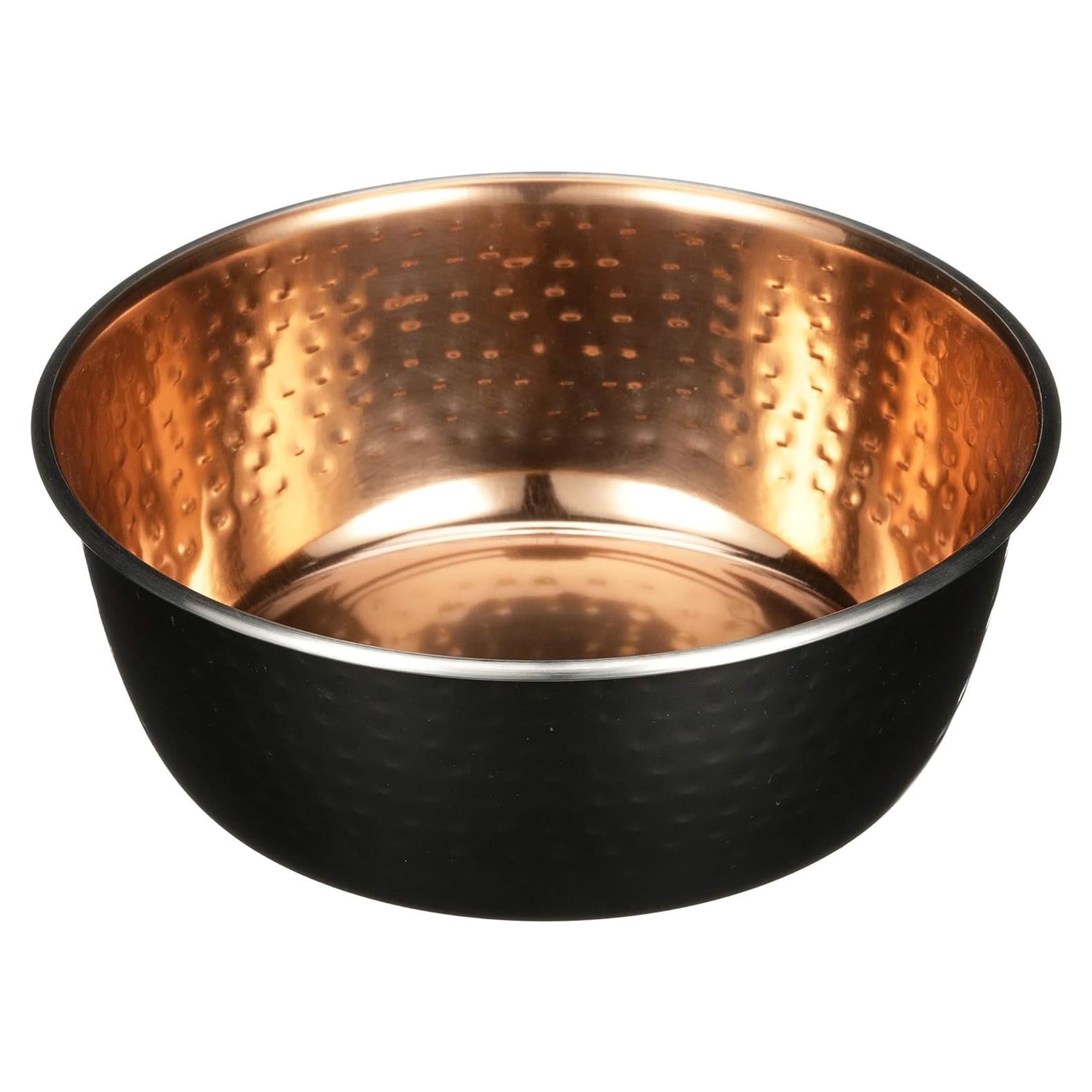 Cuenco Martillado Grande Neater Pet Brands - Cobre Negro 1.89L