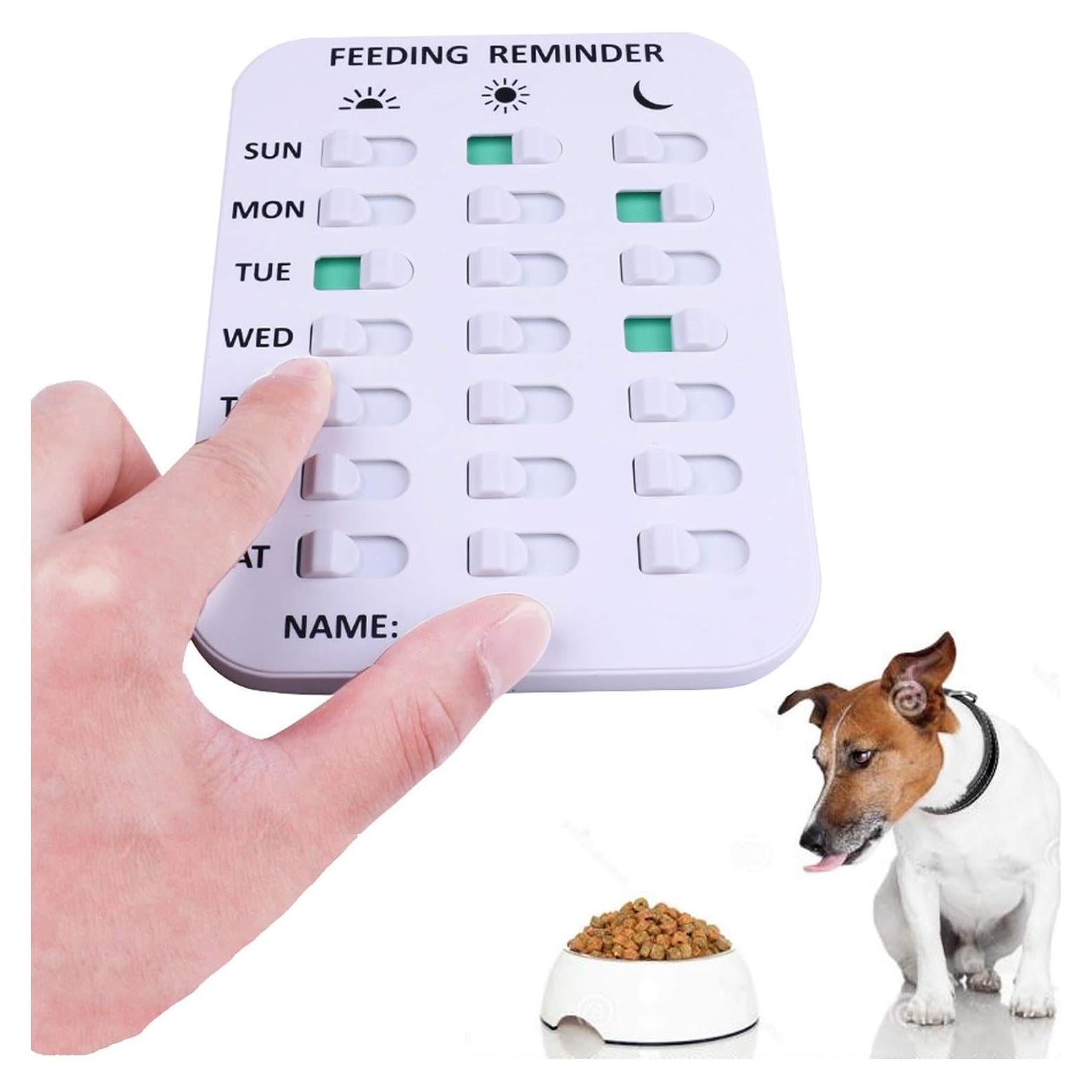 Recordatorio de Alimentación para Mascotas Kwispel - Imán 3 Veces al Día